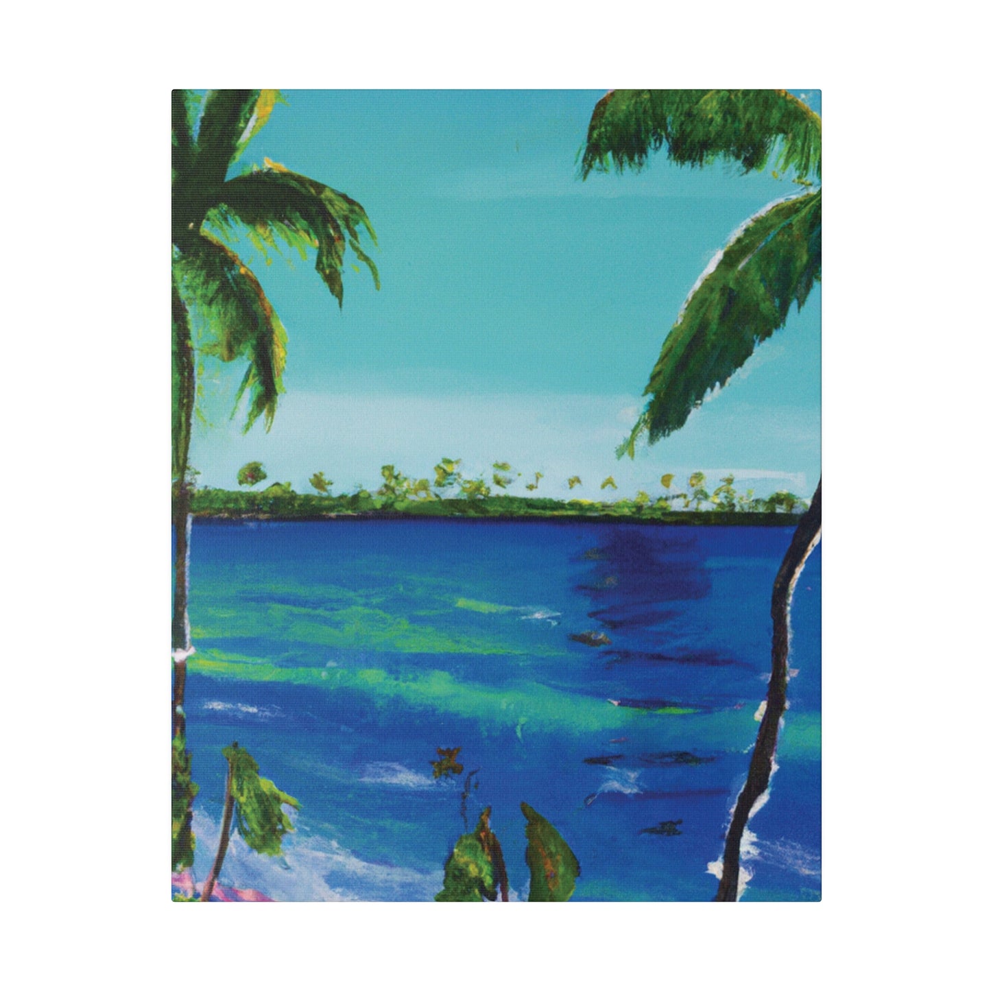 5491V - Bahamas Ocean Painting Print | Bahamas | Ocean | Beach | Poster | Home Decor | Wall Art | Canvas