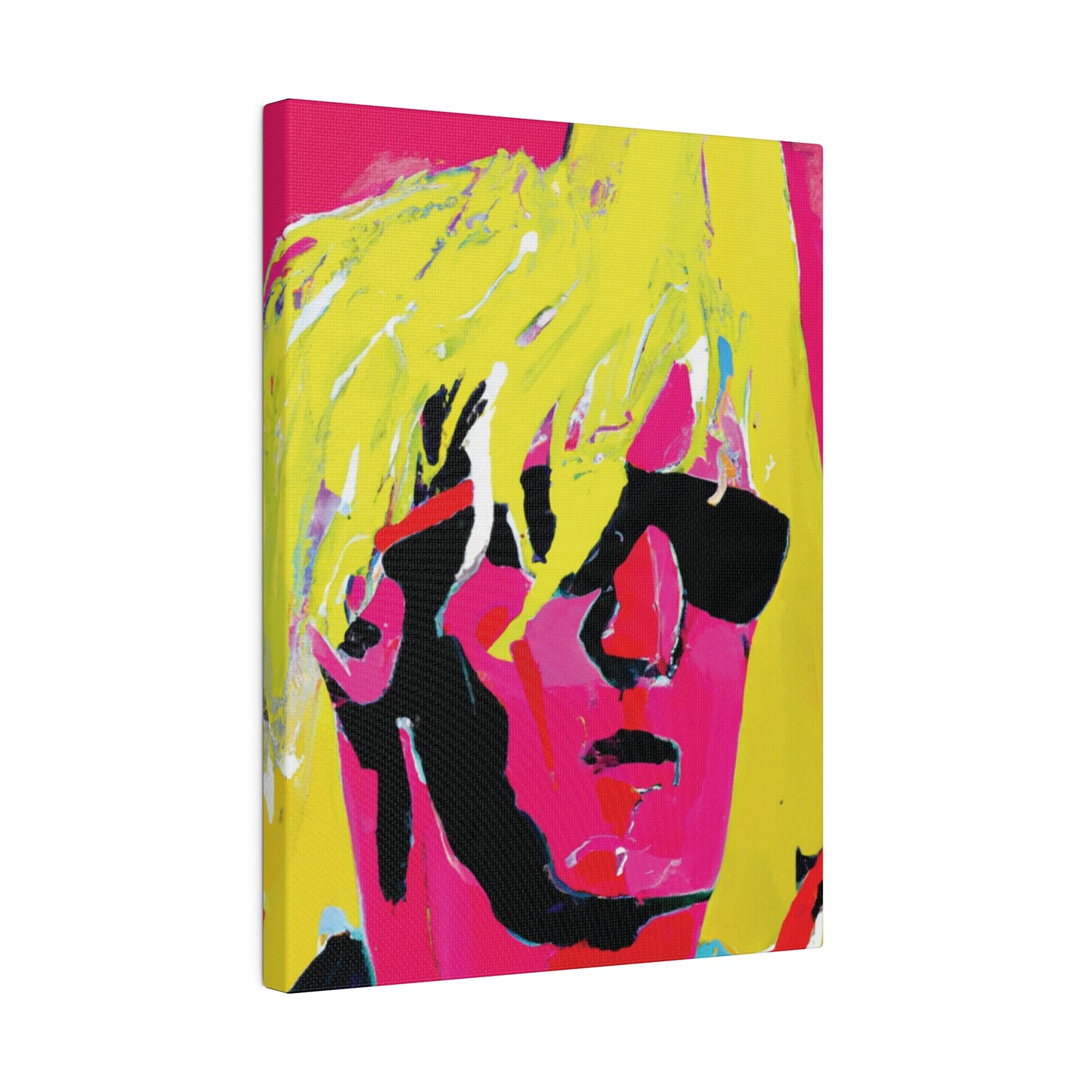 5130P - Rockstar Painting Print | Face | Abstract | Poster | Home Decor | Wall Art | Music Art | Canvas