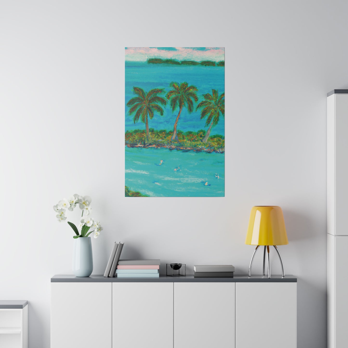 4205N - Bahamas Ocean Painting Print | Bahamas | Ocean | Beach | Poster | Home Decor | Wall Art | Canvas