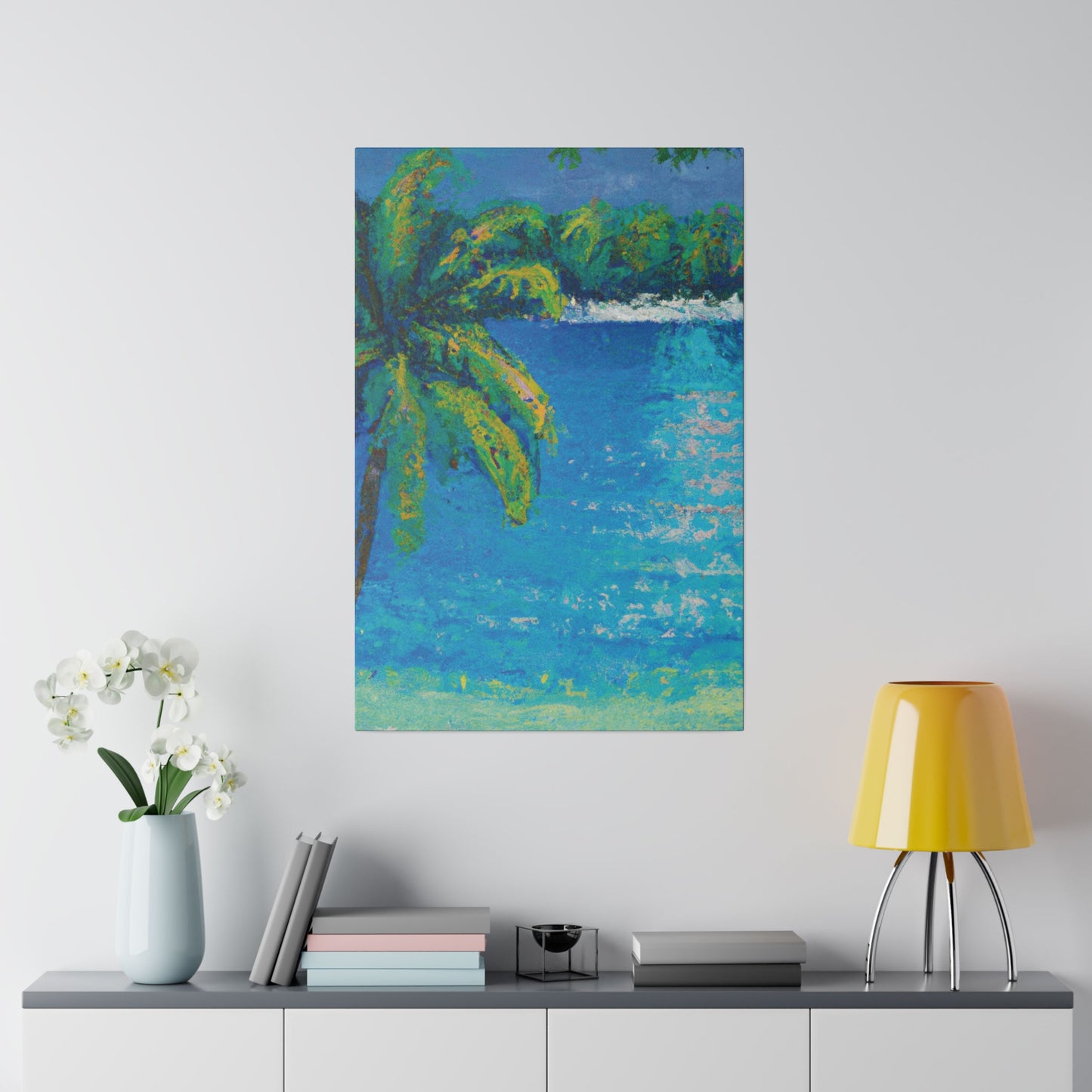 4645A - Bahamas Ocean Painting Print | Bahamas | Ocean | Beach | Poster | Home Decor | Wall Art | Canvas