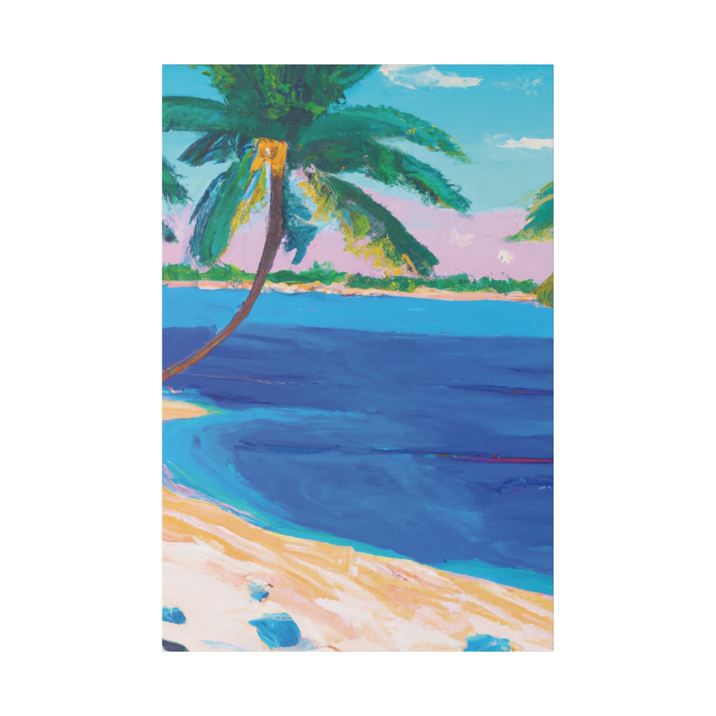 4782F - Bahamas Ocean Painting Print | Bahamas | Ocean | Beach | Poster | Home Decor | Wall Art | Canvas