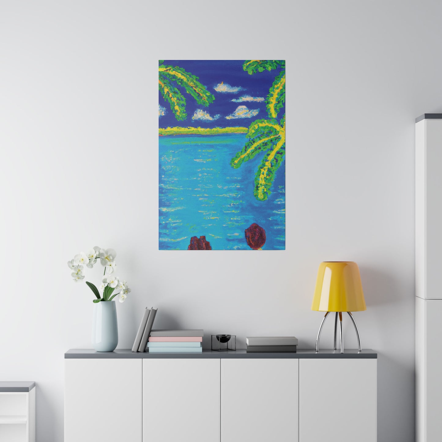 9774Z - Bahamas Ocean Painting Print | Bahamas | Ocean | Beach | Poster | Home Decor | Wall Art | Canvas