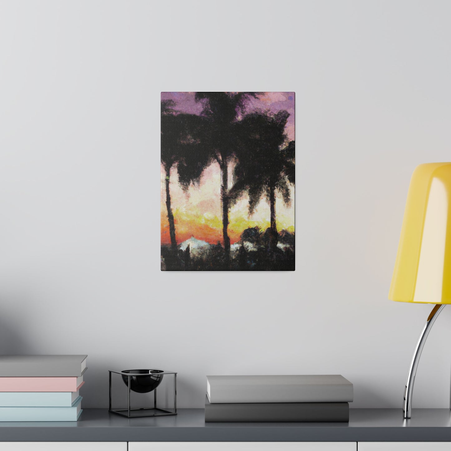 8185A - Miami Beach Sunset Painting Print | Miami | Beach | Sunset | Poster | Home Decor | Wall Art | Canvas