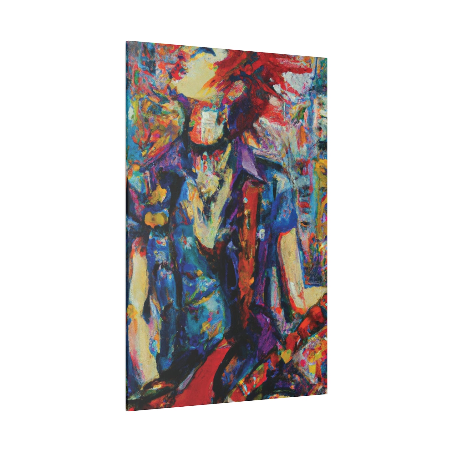 9667F - Rockstar Oil Painting Style Print | Poster | Home Decor | Wall Art | Music Art | Canvas