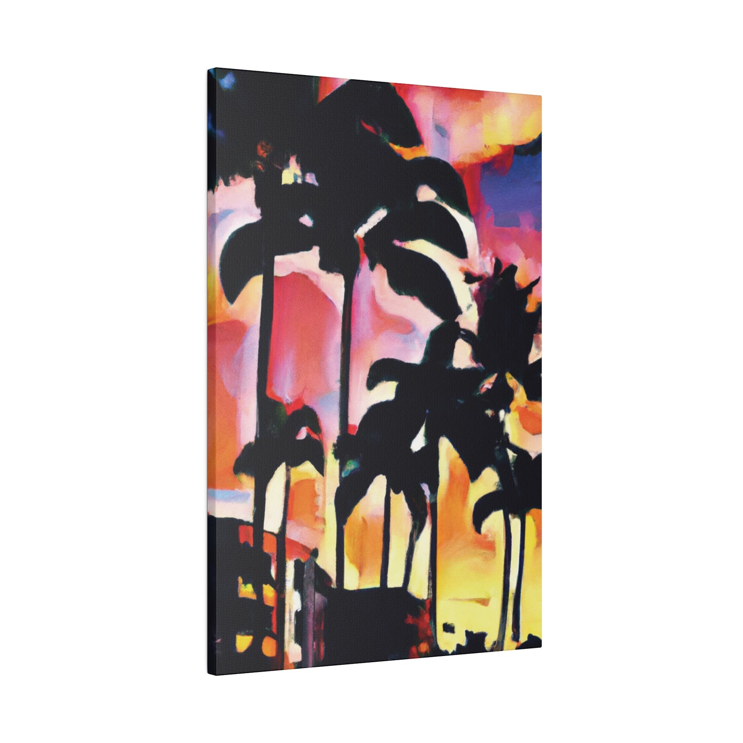 4986G - Miami Beach Sunset Painting Print | Miami | Beach | Sunset | Poster | Home Decor | Wall Art | Canvas