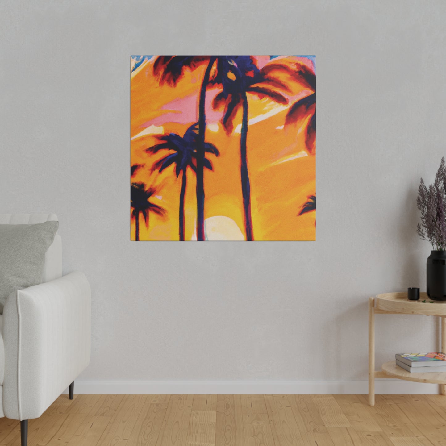 2067G - Miami Beach Sunset Painting Print | Miami | Beach | Sunset | Poster | Home Decor | Wall Art | Canvas