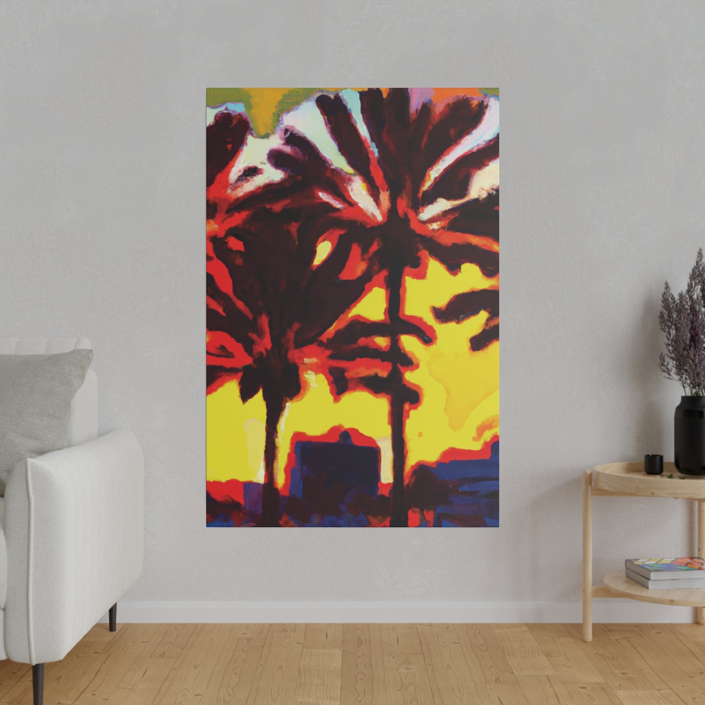 3133X - Miami Beach Sunset Painting Print | Miami | Beach | Sunset | Poster | Home Decor | Wall Art | Canvas