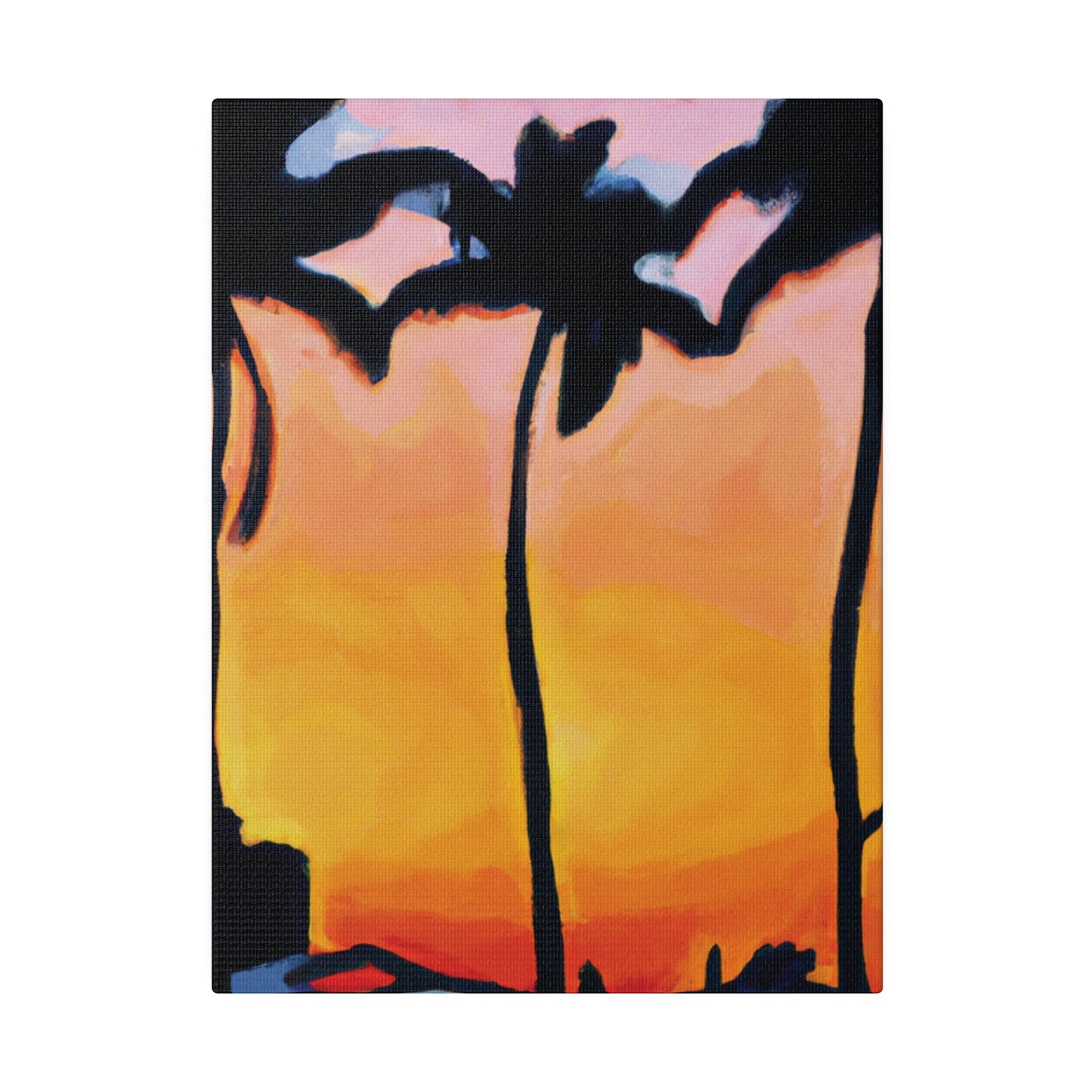 9545F - Miami Beach Sunset Painting Print | Miami | Beach | Sunset | Poster | Home Decor | Wall Art | Canvas