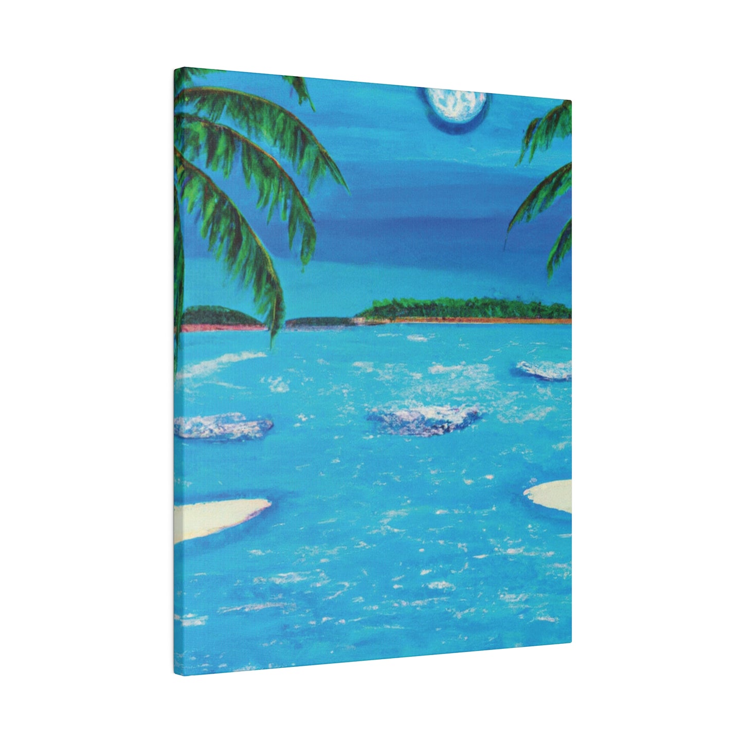 7239Z - Bahamas Ocean Painting Print | Bahamas | Ocean | Beach | Poster | Home Decor | Wall Art | Canvas