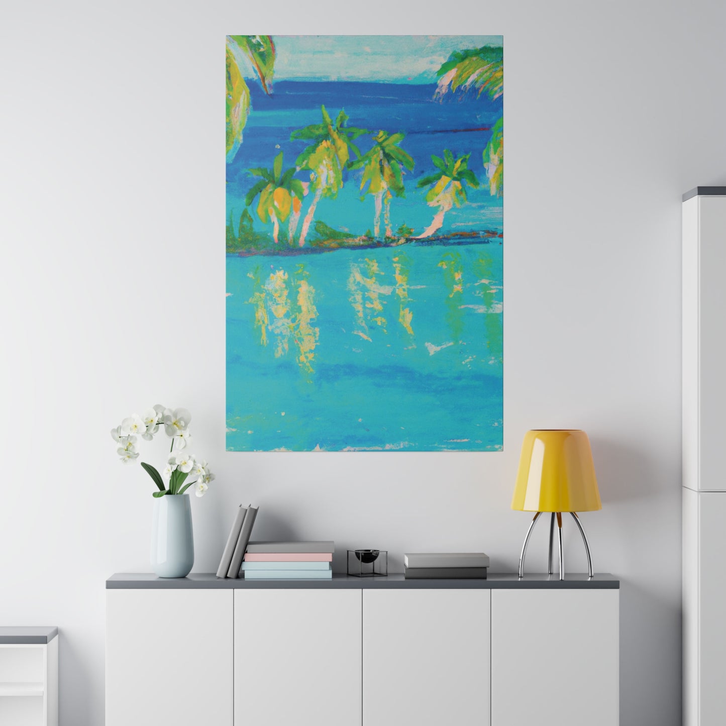 8637V - Bahamas Ocean Painting Print | Bahamas | Ocean | Beach | Poster | Home Decor | Wall Art | Canvas