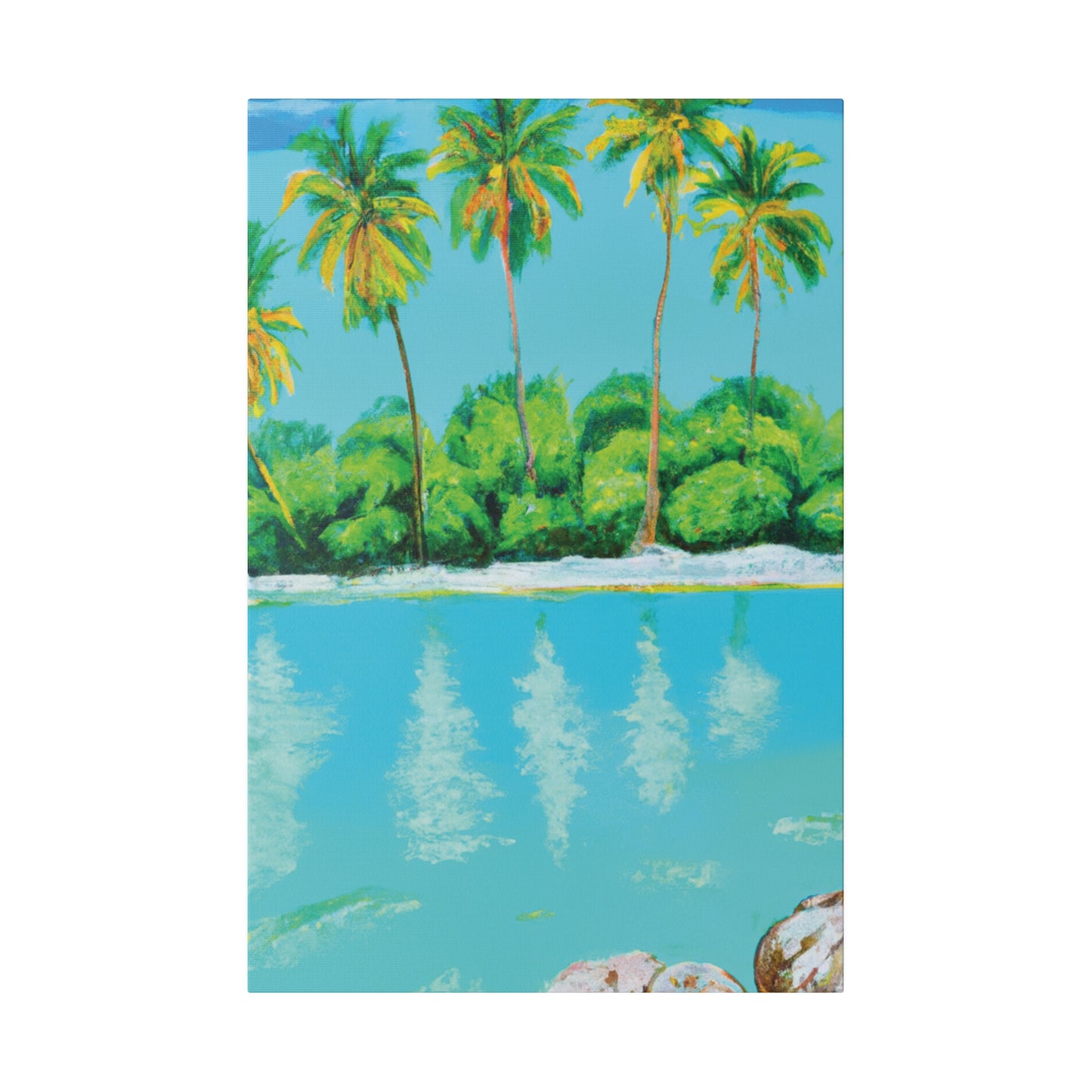 7552U - Bahamas Ocean Painting Print | Bahamas | Ocean | Beach | Poster | Home Decor | Wall Art | Canvas