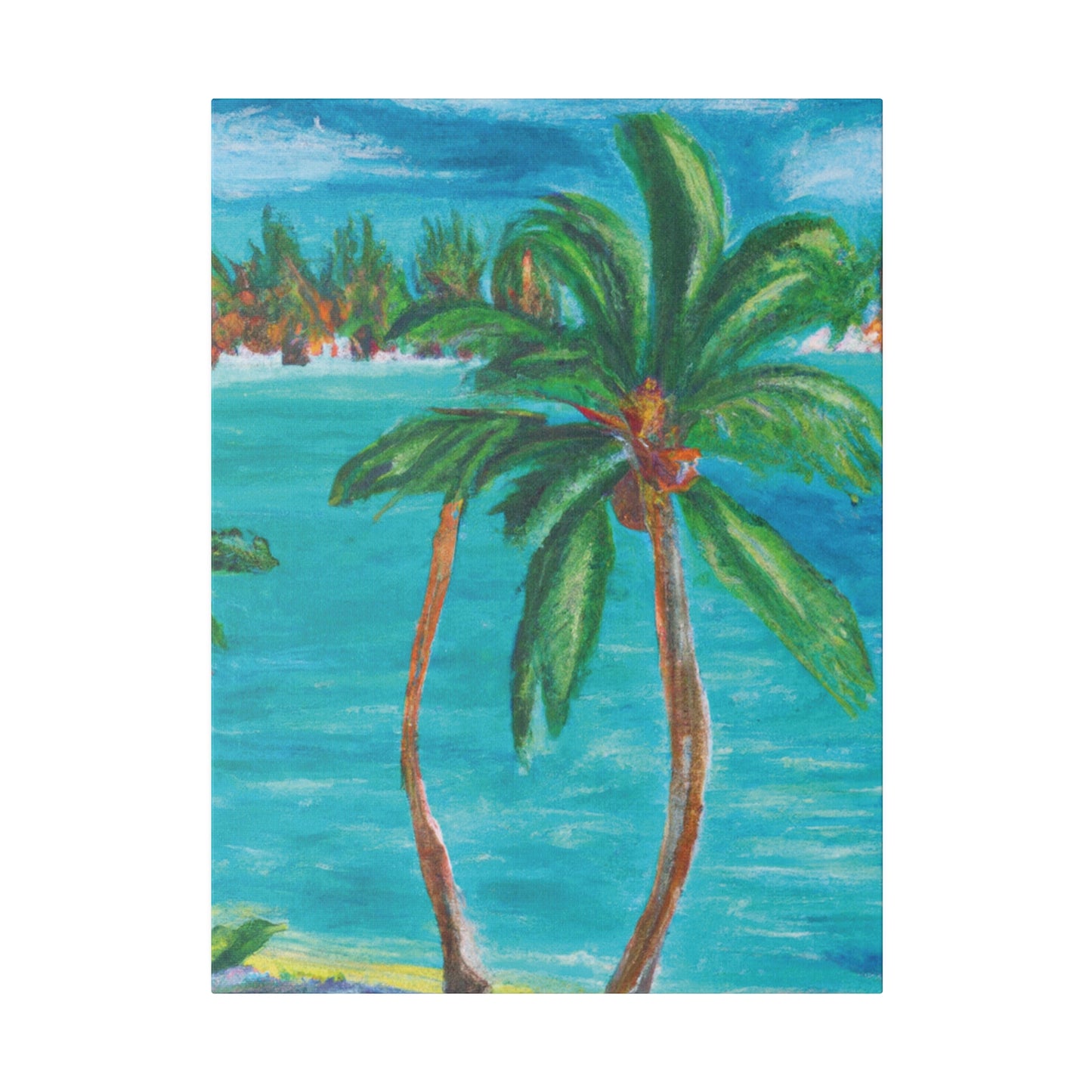 8299I - Bahamas Ocean Painting Print | Bahamas | Ocean | Beach | Poster | Home Decor | Wall Art | Canvas