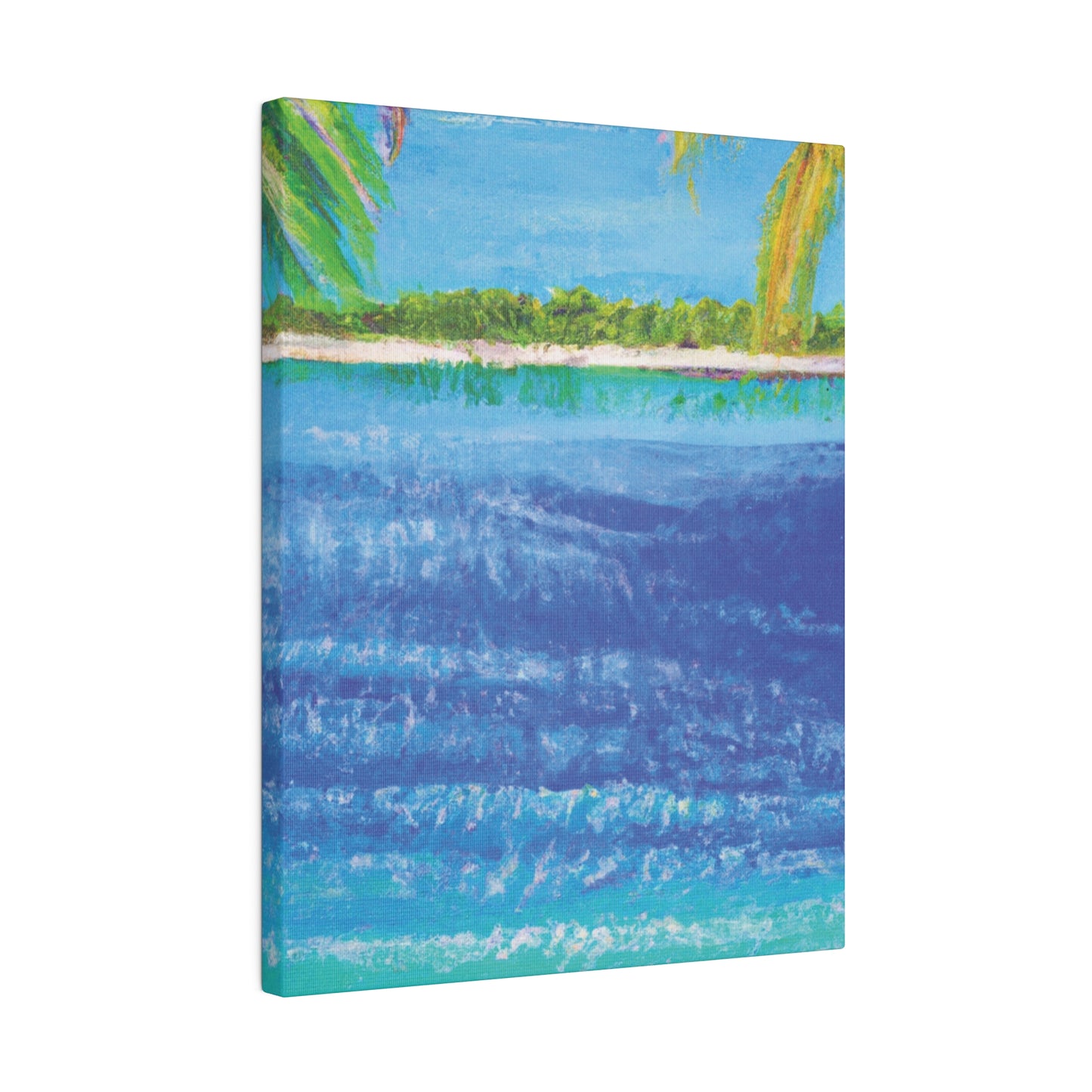 5045T - Bahamas Ocean Painting Print | Bahamas | Ocean | Beach | Poster | Home Decor | Wall Art | Canvas