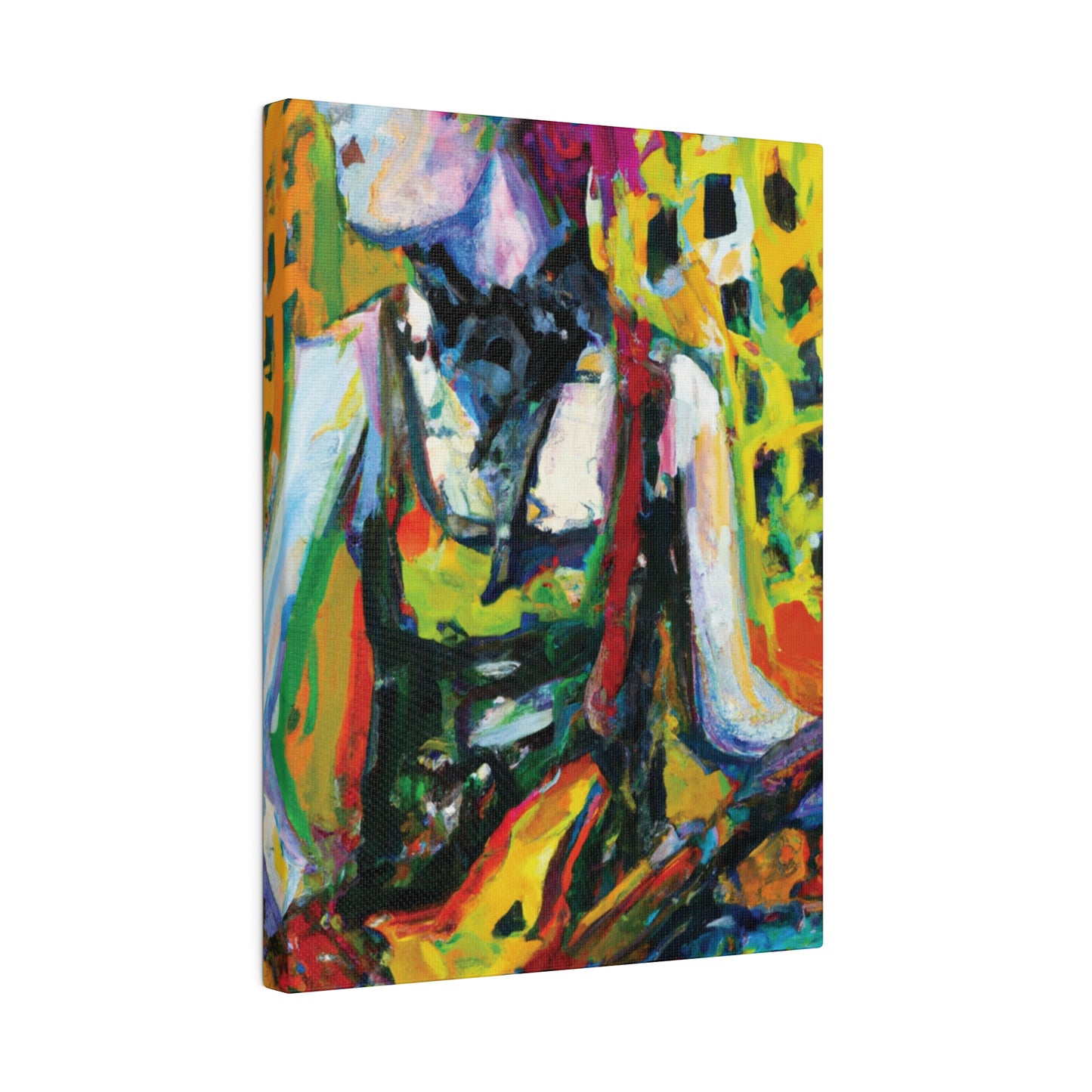 4793Z - Rockstar Oil Painting Style Print | Poster | Home Decor | Wall Art | Music Art | Canvas