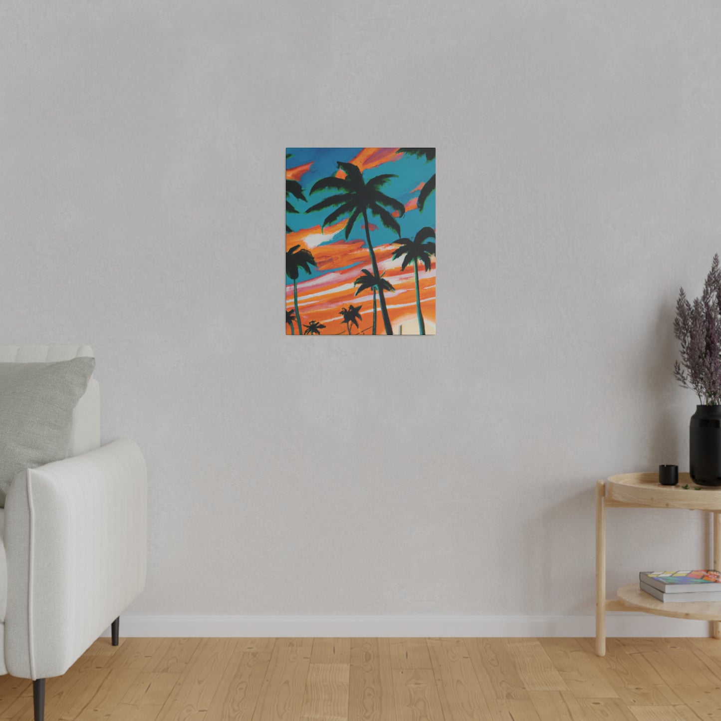 4895G - Miami Beach Sunset Painting Print | Miami | Beach | Sunset | Poster | Home Decor | Wall Art | Canvas