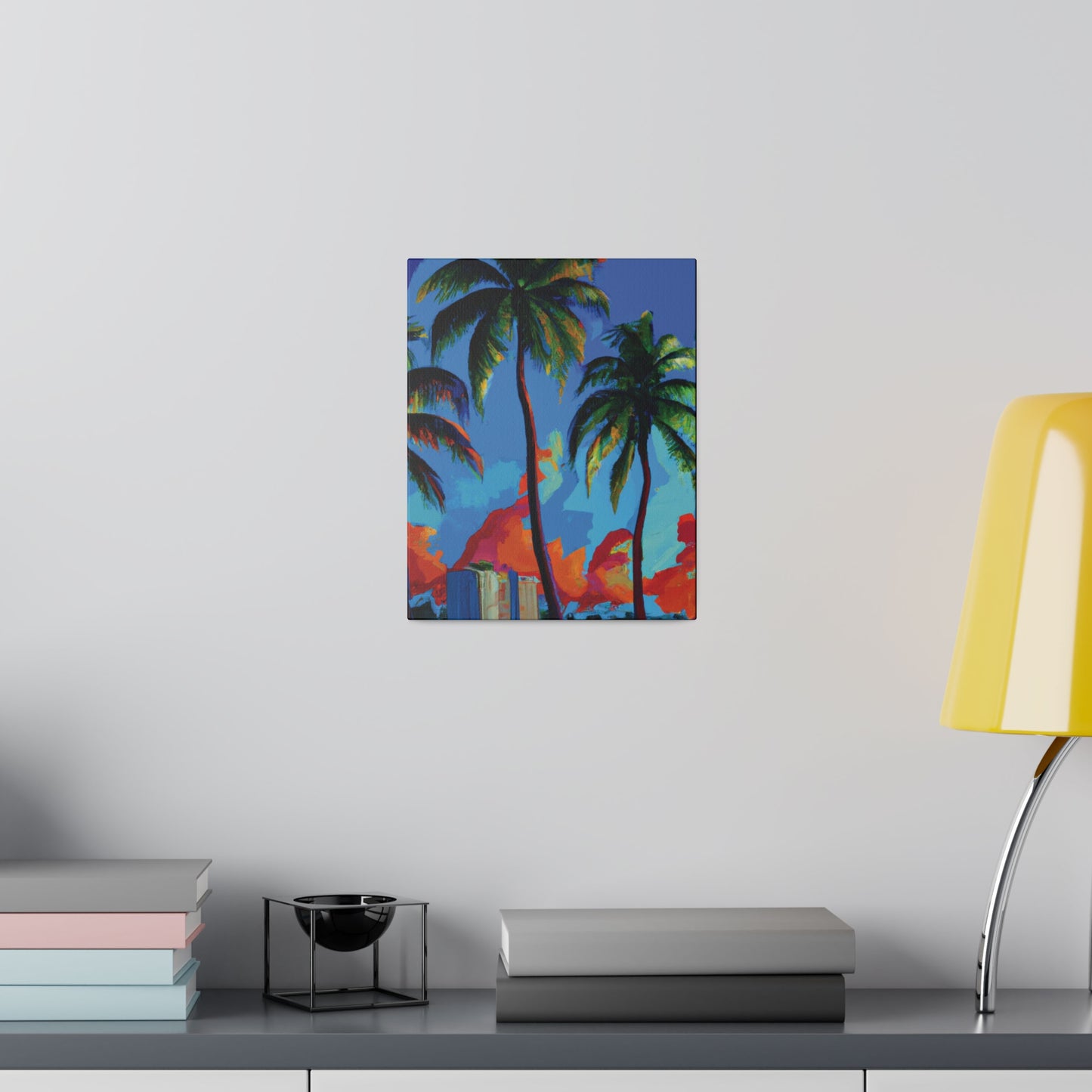 7382G - Miami Beach Sunset Painting Print | Miami | Beach | Sunset | Poster | Home Decor | Wall Art | Canvas