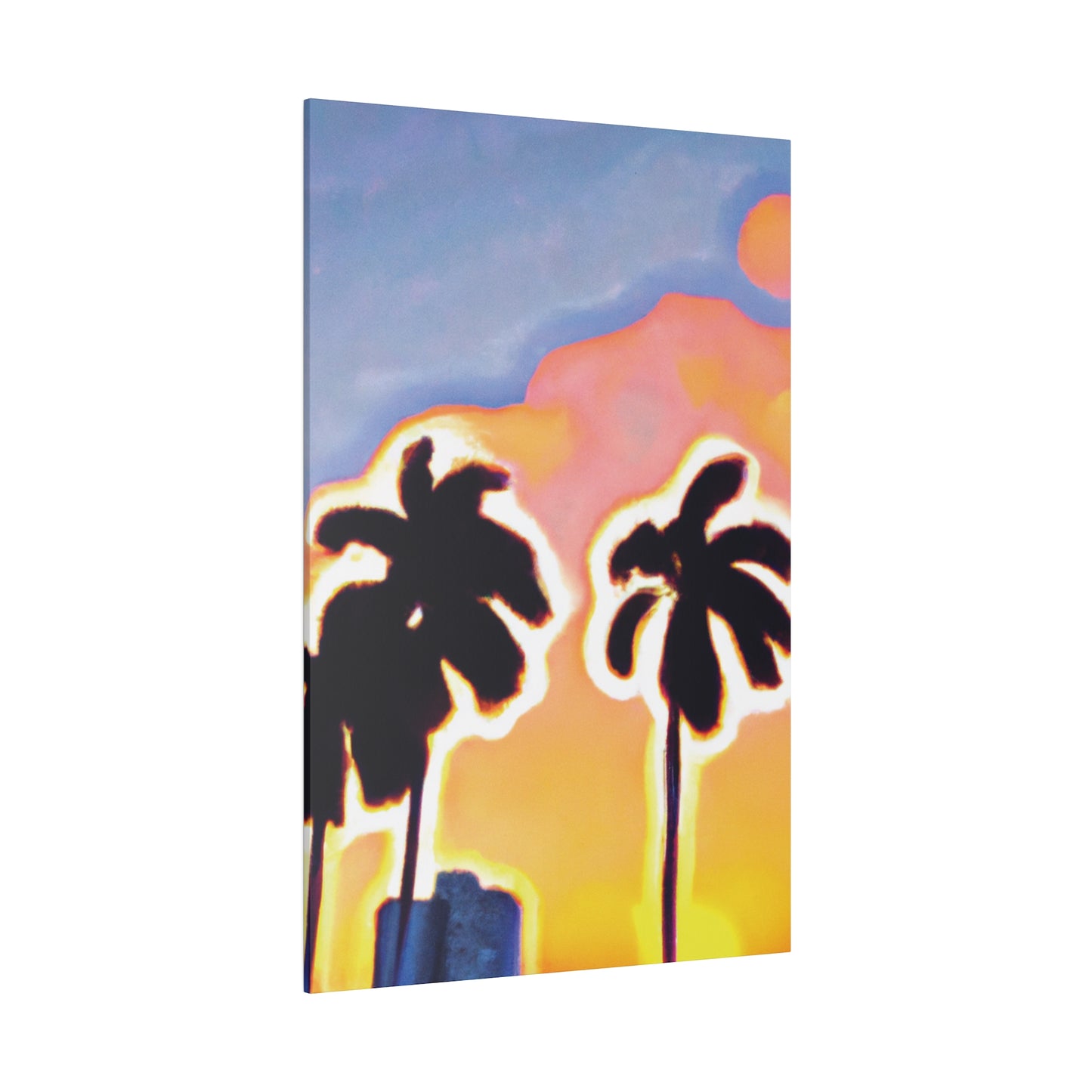 2766U - Miami Beach Sunset Painting Print | Miami | Beach | Sunset | Poster | Home Decor | Wall Art | Canvas