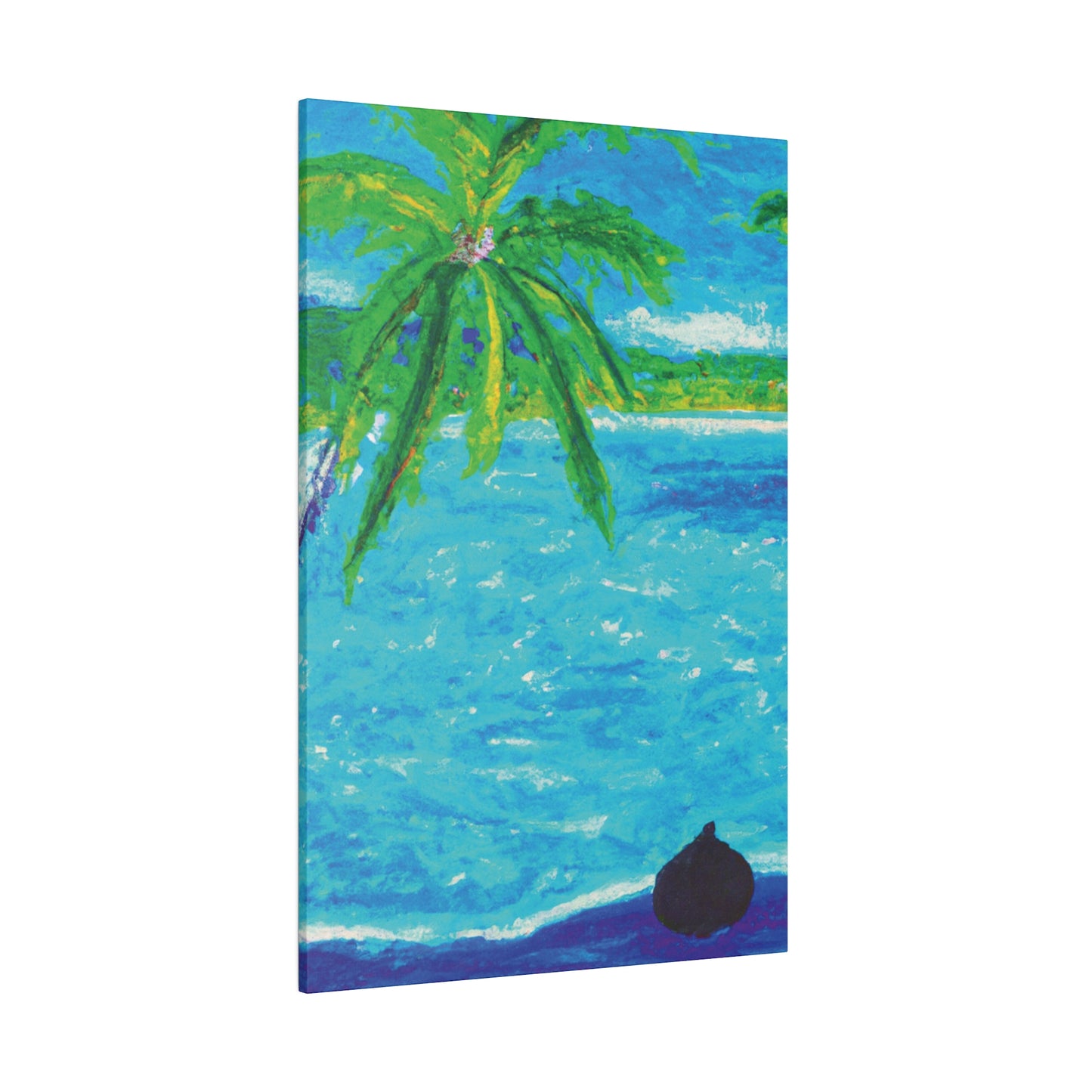 7355H - Bahamas Ocean Painting Print | Bahamas | Ocean | Beach | Poster | Home Decor | Wall Art | Canvas