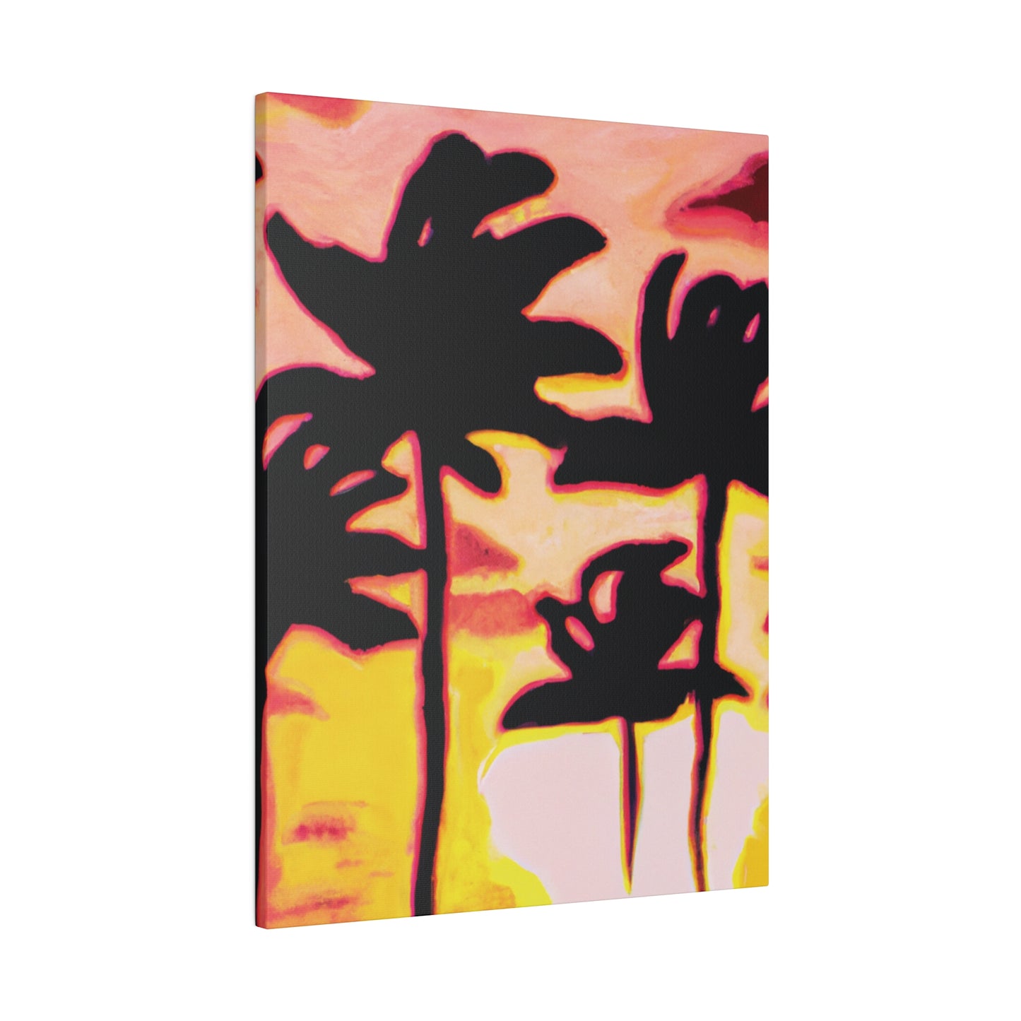 9329P - Miami Beach Sunset Painting Print | Miami | Beach | Sunset | Poster | Home Decor | Wall Art | Canvas