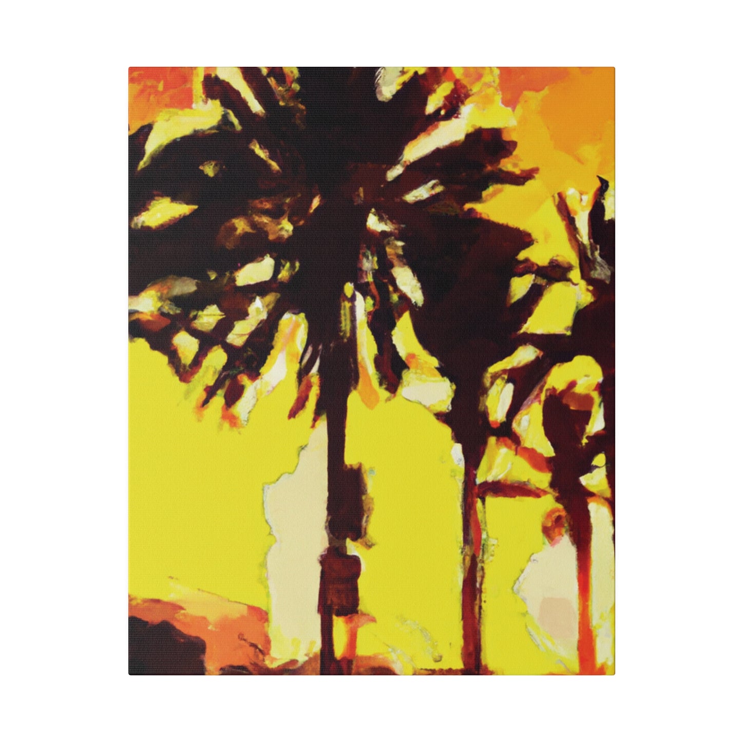 8336Q - Miami Beach Sunset Painting Print | Miami | Beach | Sunset | Poster | Home Decor | Wall Art | Canvas