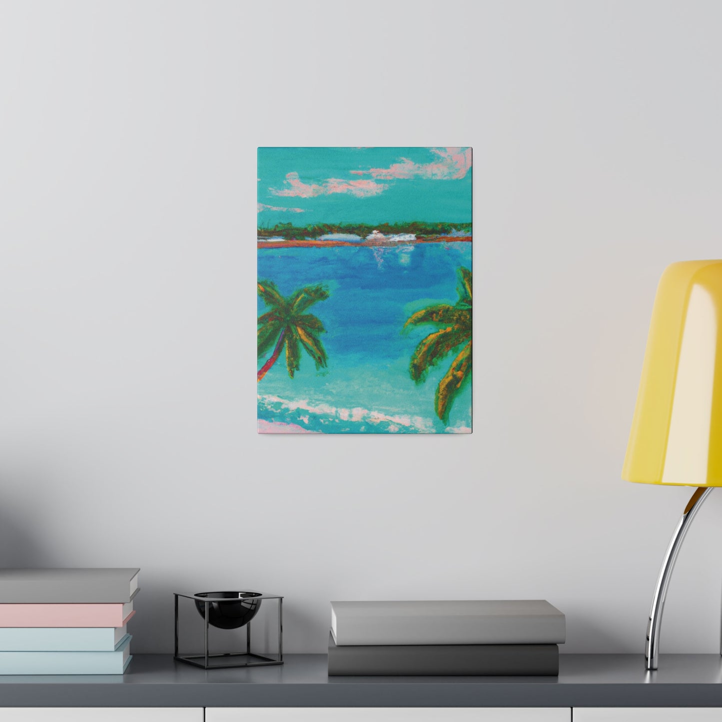 6836G - Bahamas Ocean Painting Print | Bahamas | Ocean | Beach | Poster | Home Decor | Wall Art | Canvas