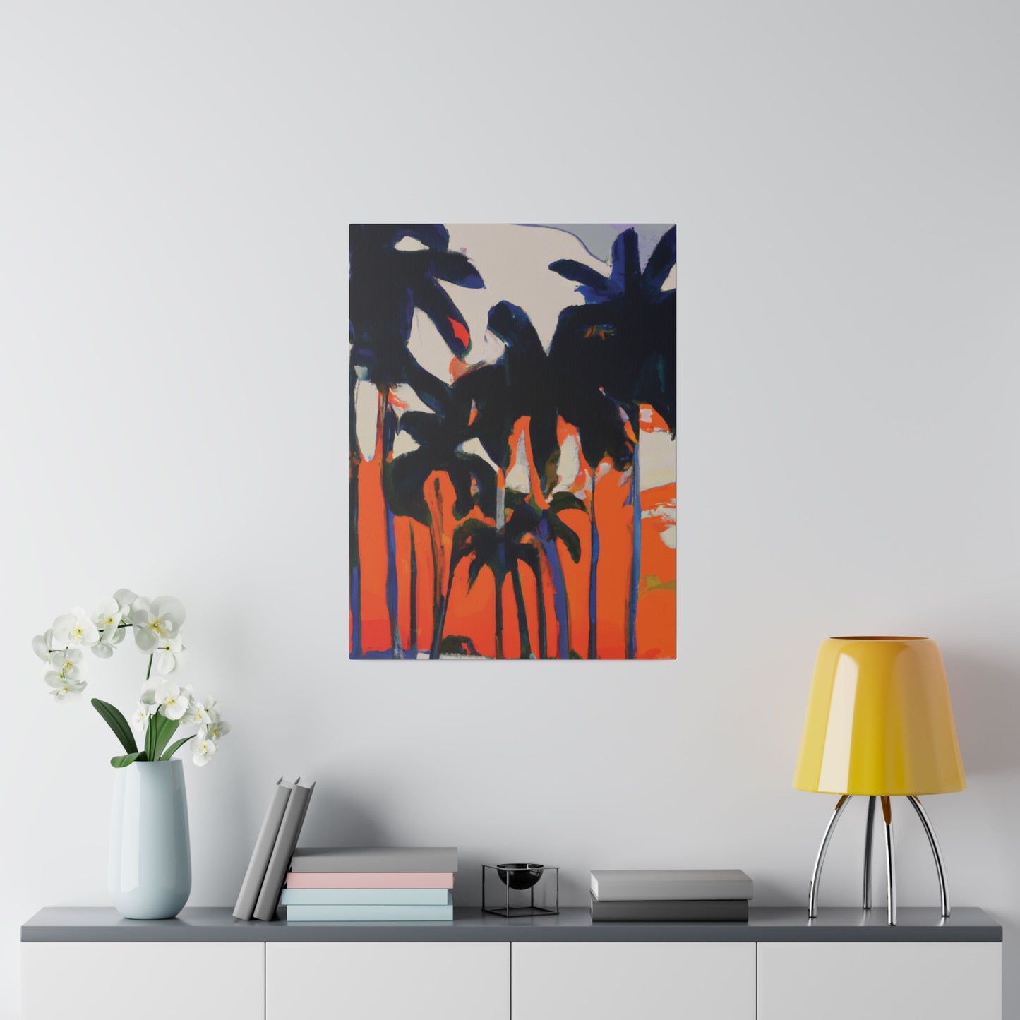 7345M - Miami Beach Sunset Painting Print | Miami | Beach | Sunset | Poster | Home Decor | Wall Art | Canvas