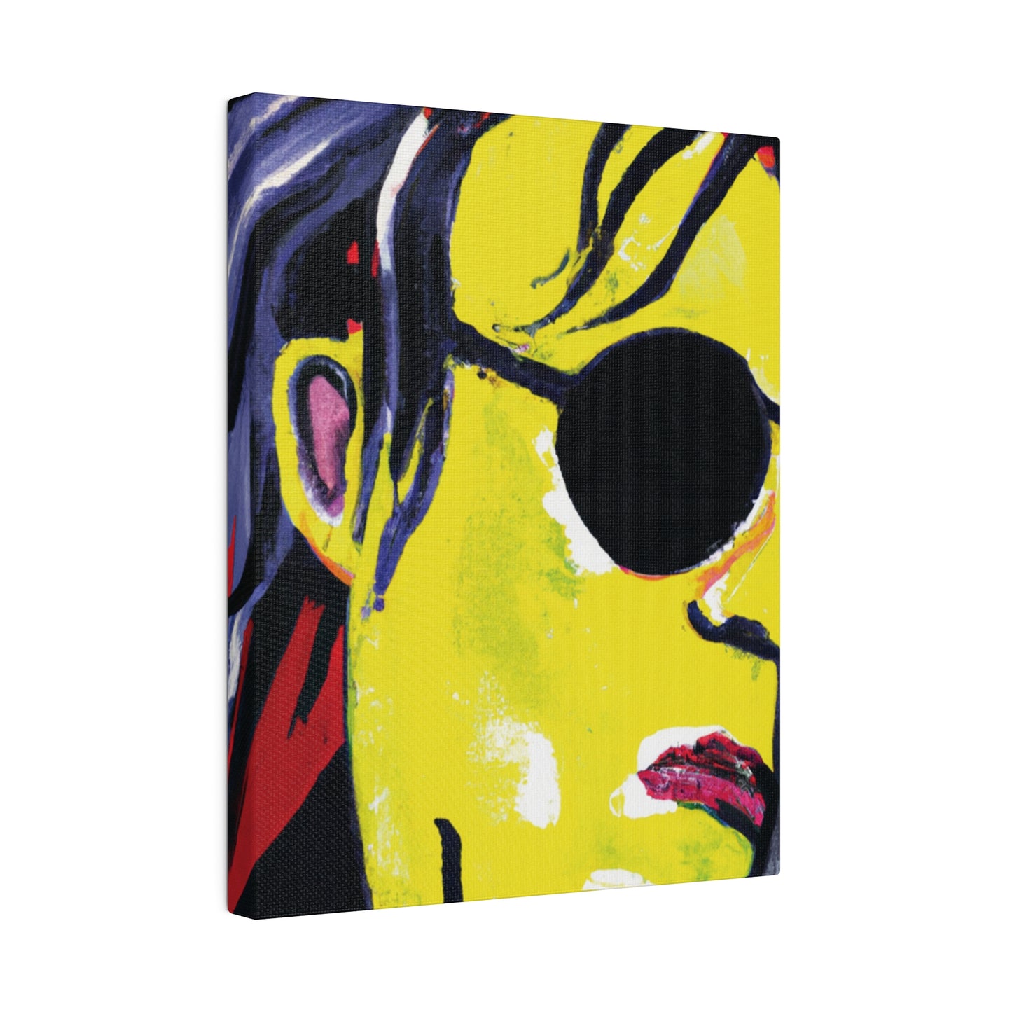 6607V - Rockstar Painting Print | Face | Abstract | Poster | Home Decor | Wall Art | Music Art | Canvas