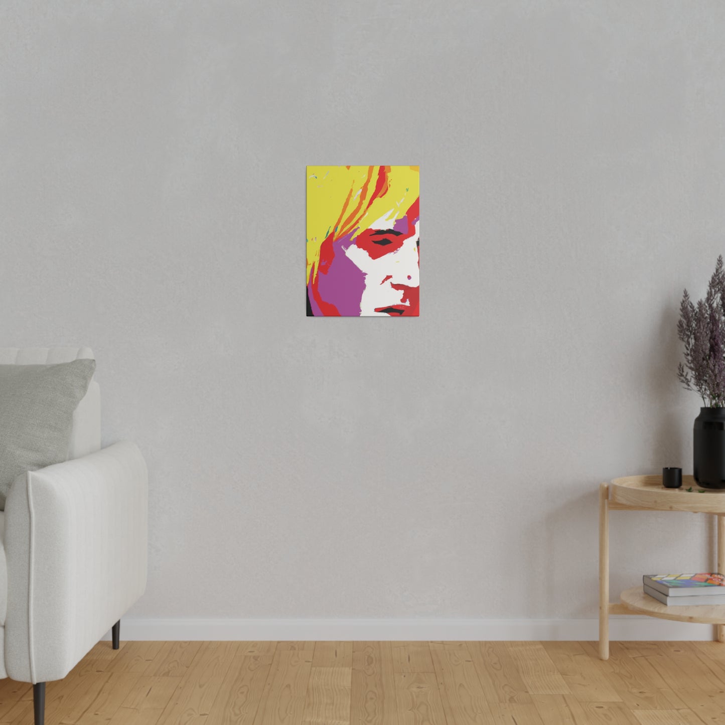 175X - Rockstar Painting Print | Face | Abstract | Poster | Home Decor | Wall Art | Music Art | Canvas