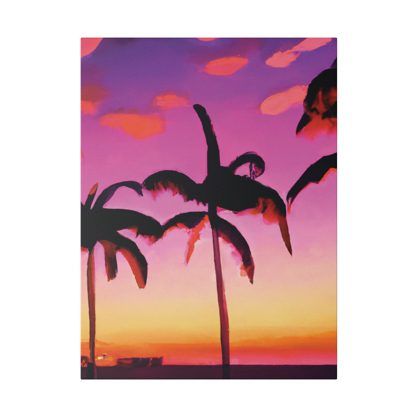 5426A - Miami Beach Sunset Painting Print | Miami | Beach | Sunset | Poster | Home Decor | Wall Art | Canvas