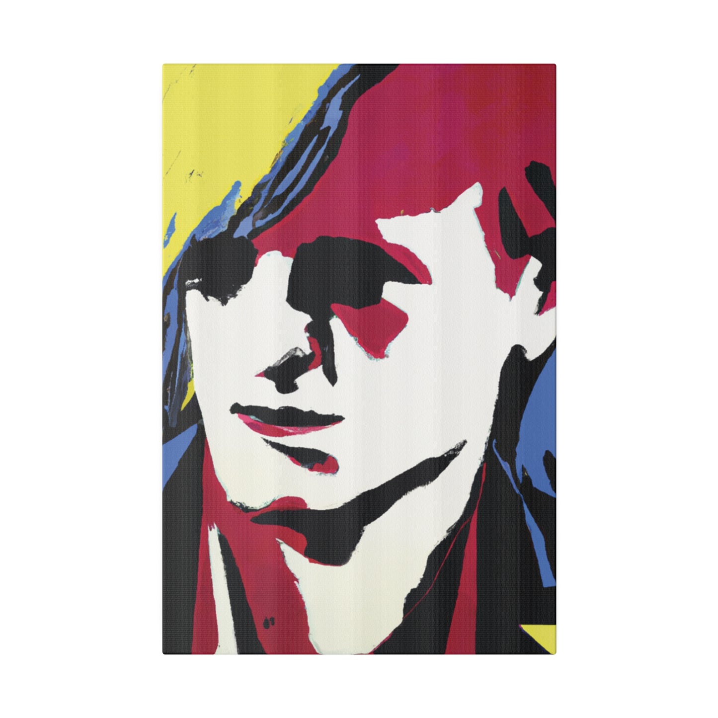 8246E - Rockstar Painting Print | Face | Abstract | Poster | Home Decor | Wall Art | Music Art | Canvas