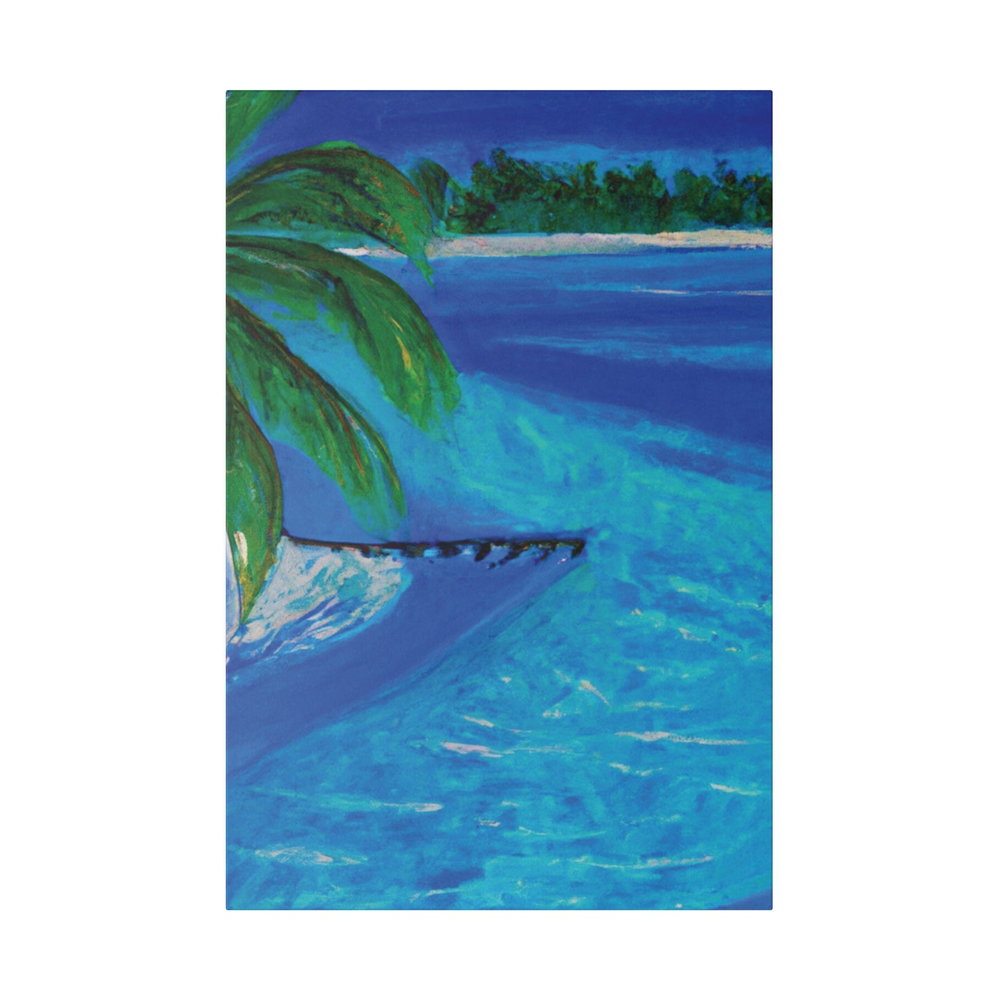 3145T - Bahamas Ocean Painting Print | Bahamas | Ocean | Beach | Poster | Home Decor | Wall Art | Canvas