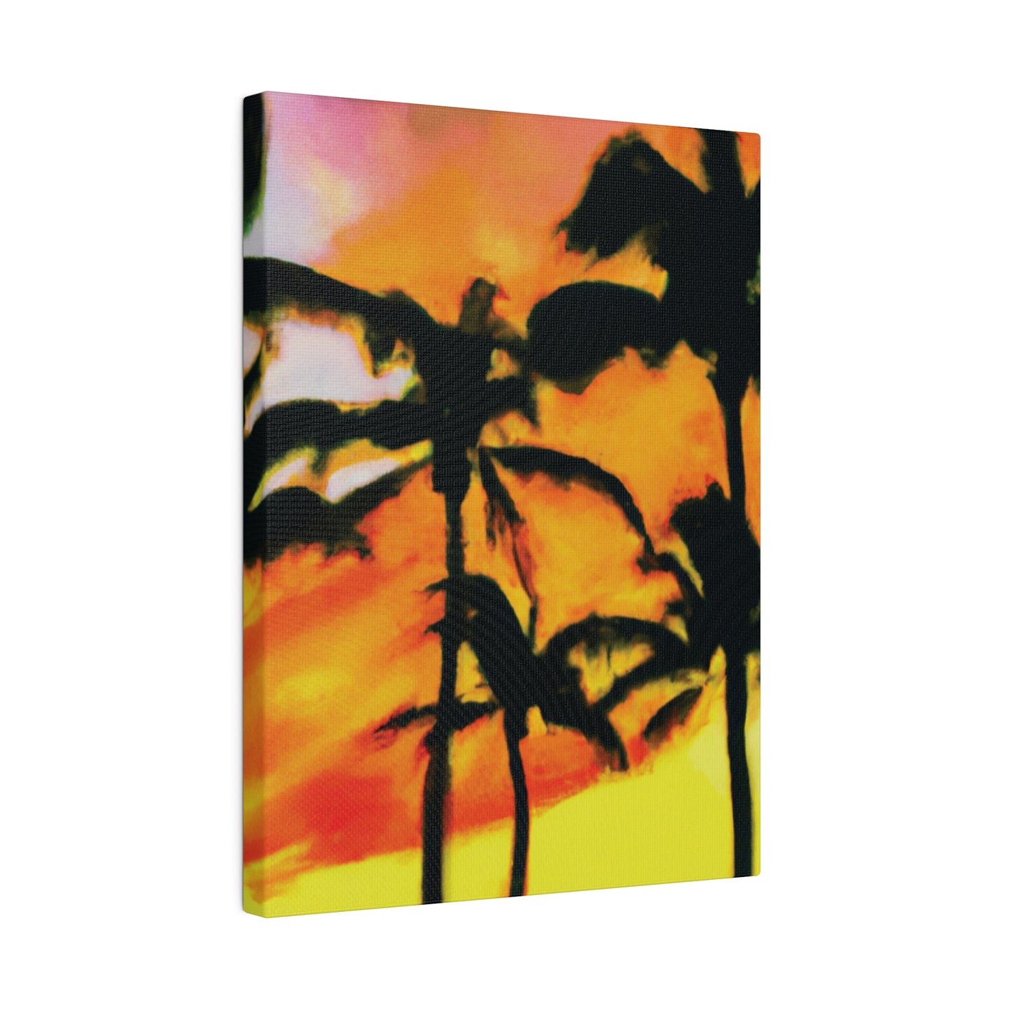 8694V - Miami Beach Sunset Painting Print | Miami | Beach | Sunset | Poster | Home Decor | Wall Art | Canvas