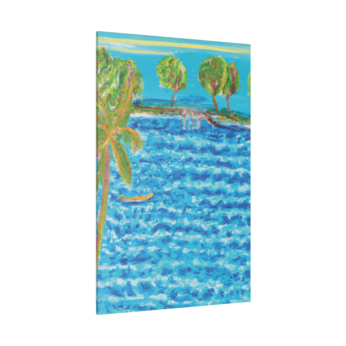 3687E - Bahamas Ocean Painting Print | Bahamas | Ocean | Beach | Poster | Home Decor | Wall Art | Canvas