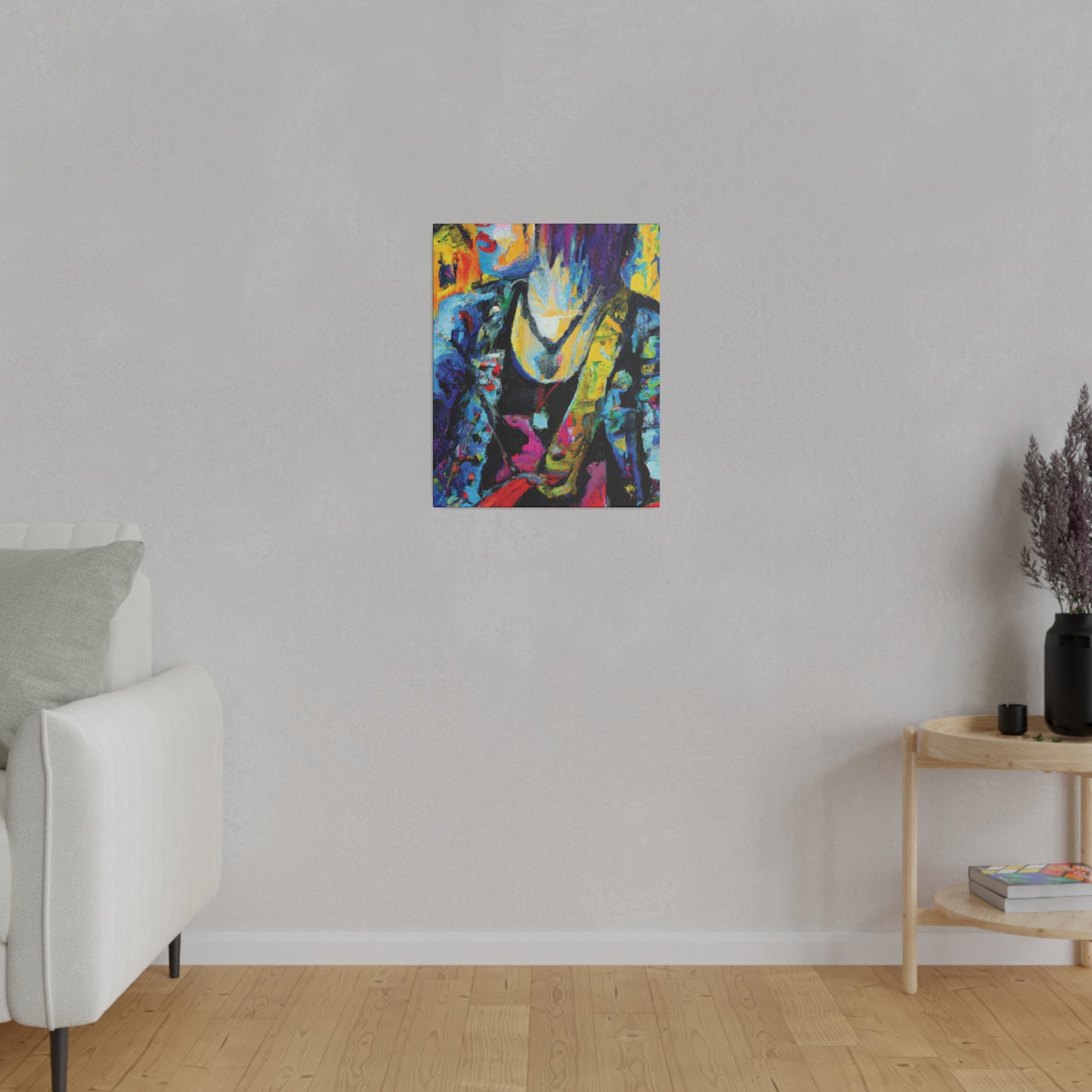 9756Z - Rockstar Oil Painting Style Print | Poster | Home Decor | Wall Art | Music Art | Canvas