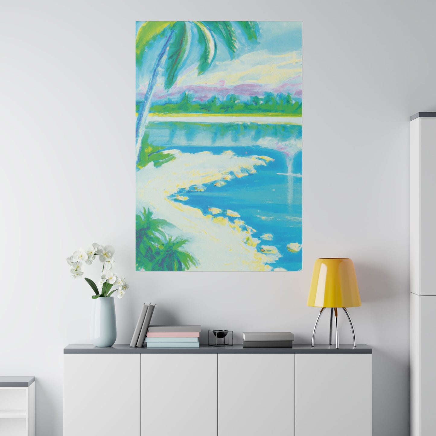 4501F - Bahamas Ocean Painting Print | Bahamas | Ocean | Beach | Poster | Home Decor | Wall Art | Canvas