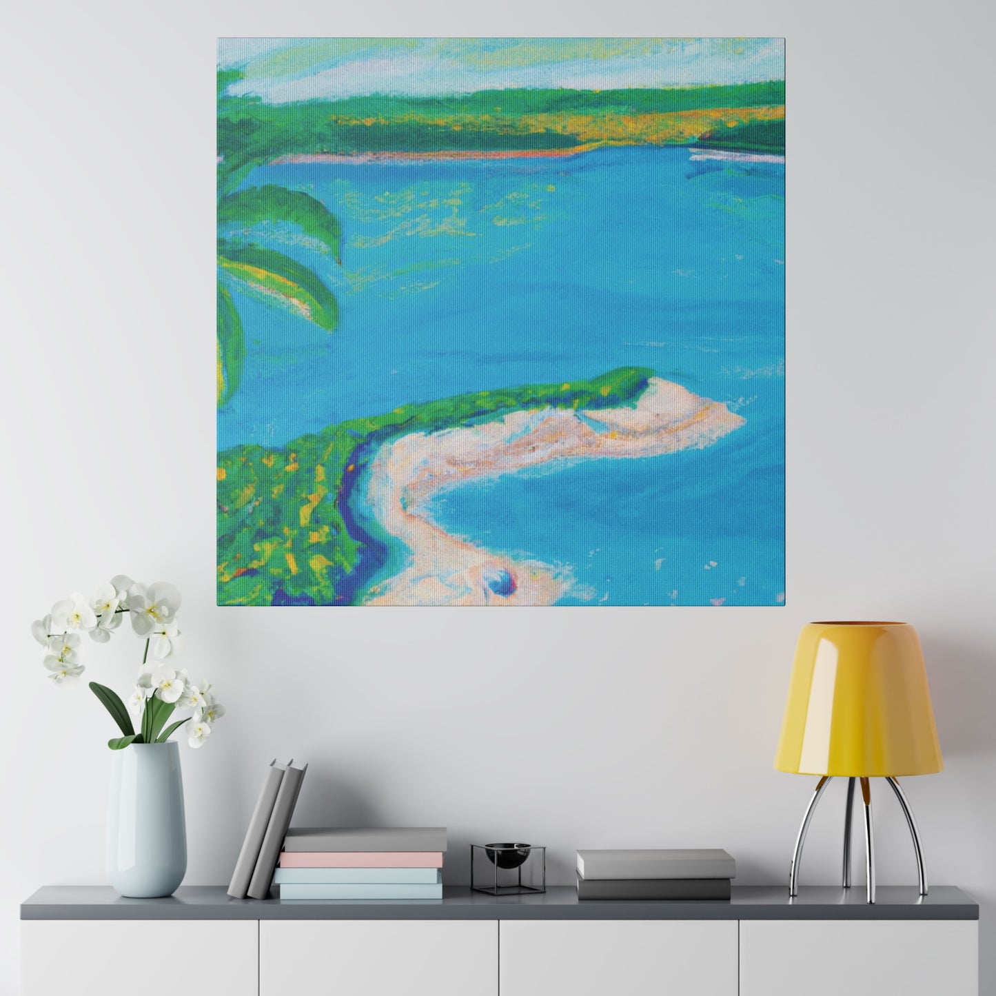 4895I - Bahamas Ocean Painting Print | Bahamas | Ocean | Beach | Poster | Home Decor | Wall Art | Canvas