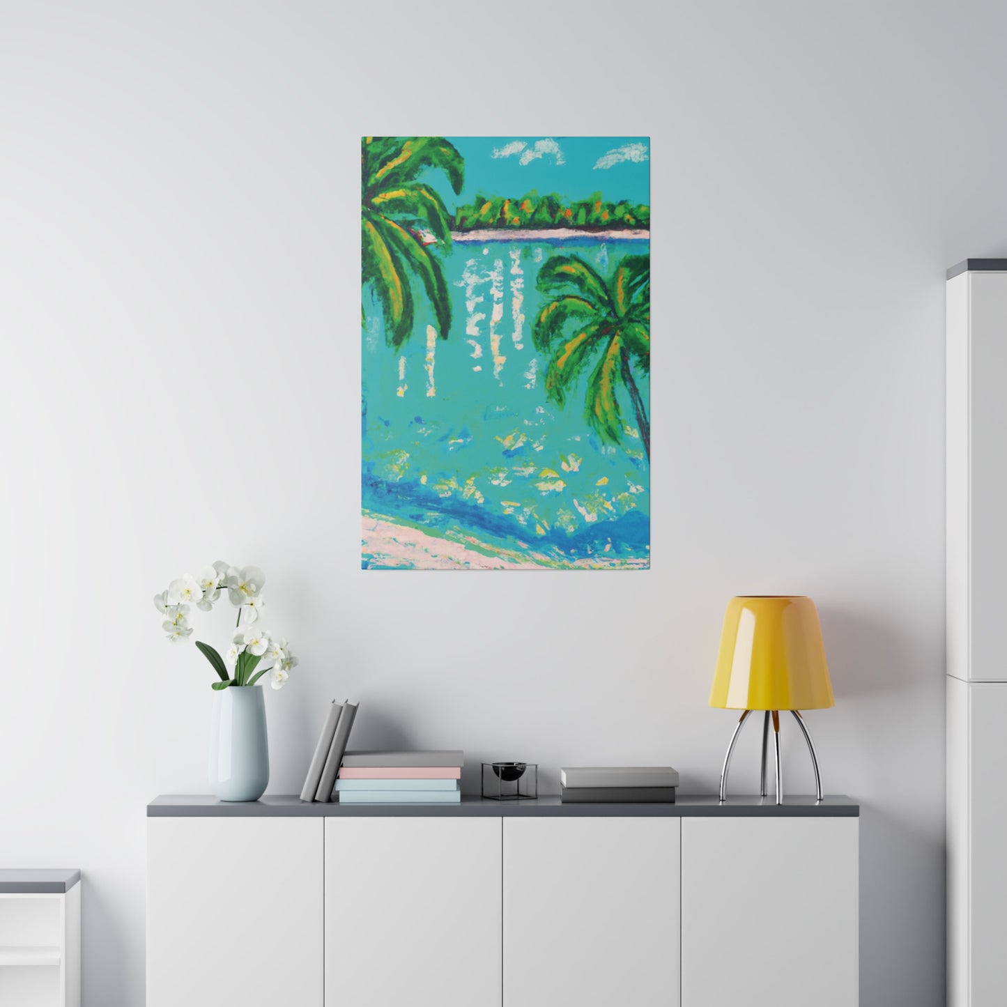 6412Q - Bahamas Ocean Painting Print | Bahamas | Ocean | Beach | Poster | Home Decor | Wall Art | Canvas