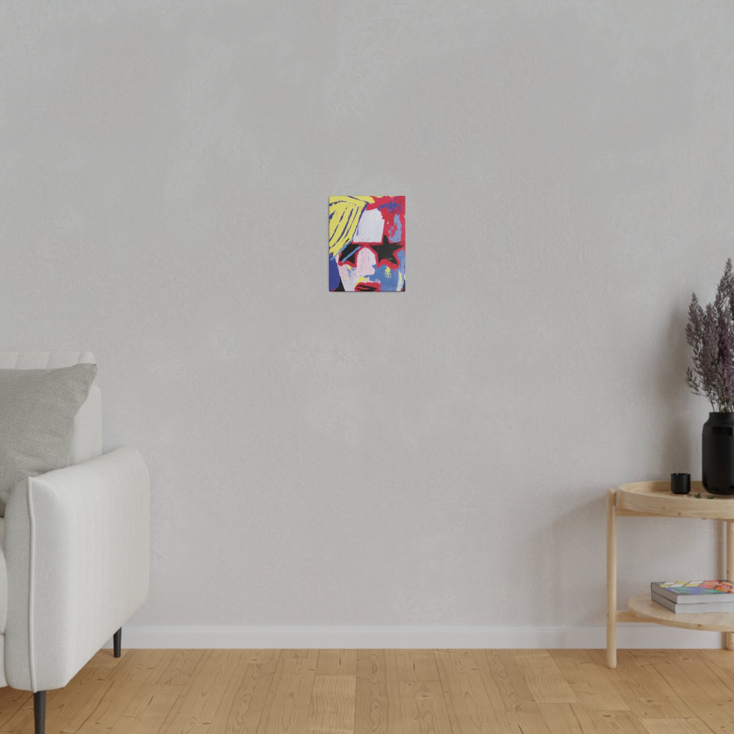 4762T - Rockstar Painting Print | Face | Abstract | Poster | Home Decor | Wall Art | Music Art | Canvas
