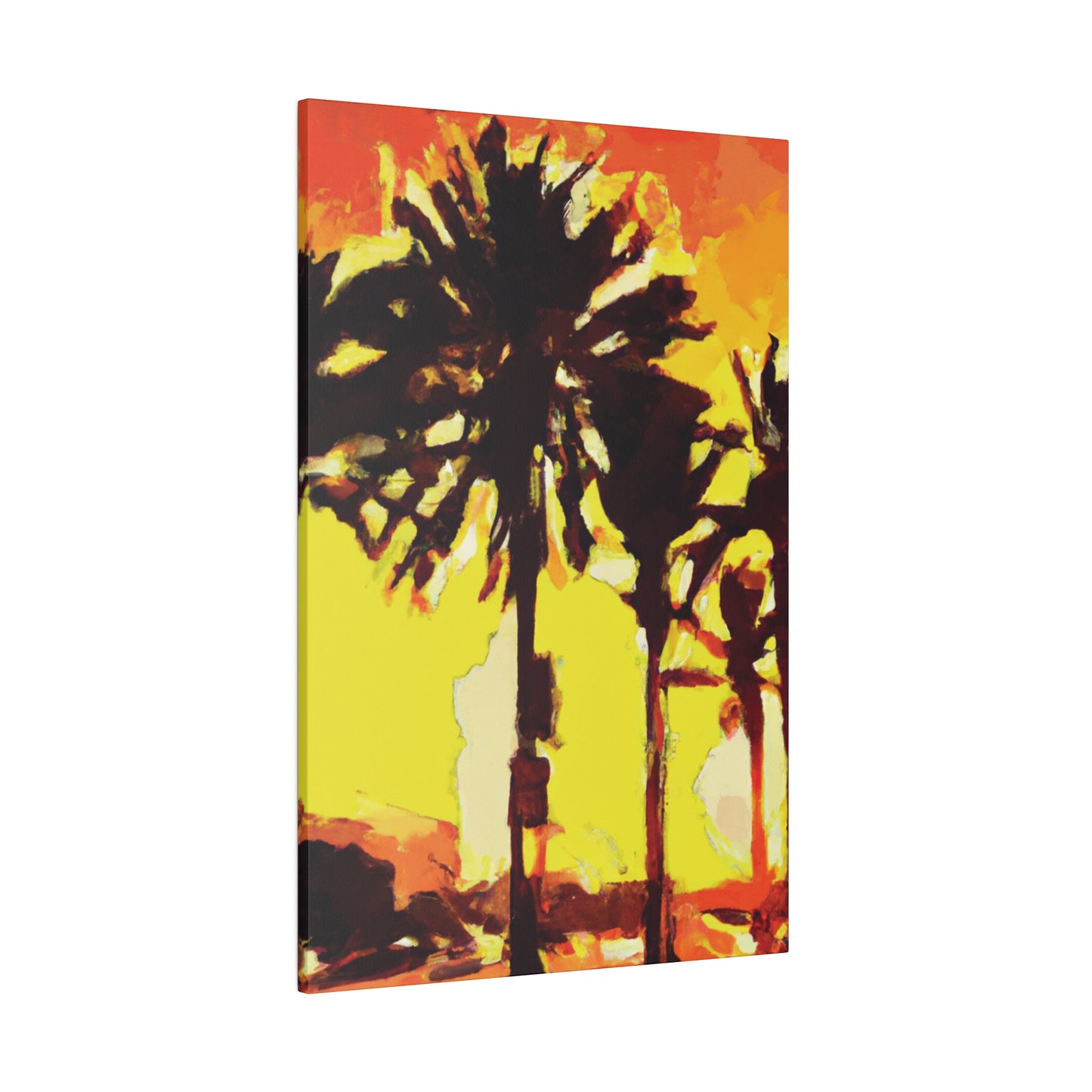 8336Q - Miami Beach Sunset Painting Print | Miami | Beach | Sunset | Poster | Home Decor | Wall Art | Canvas