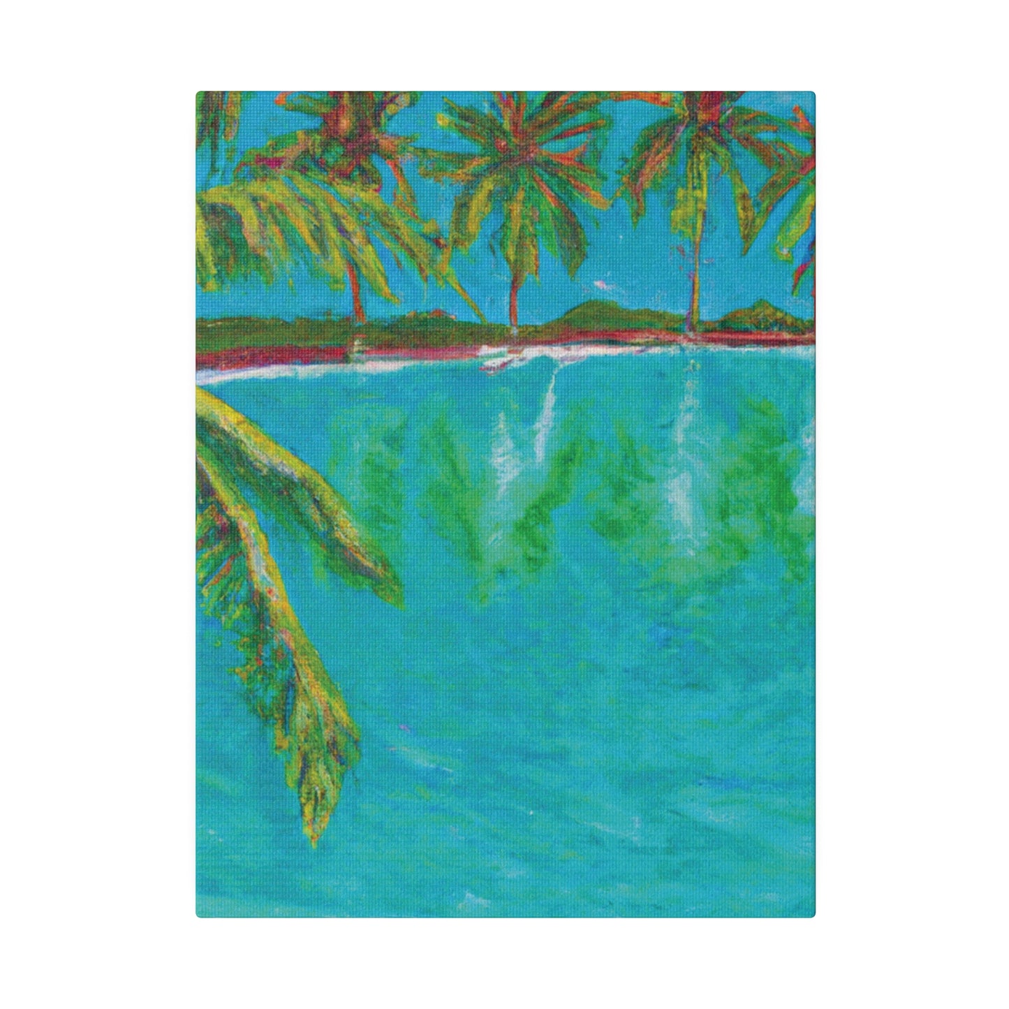 3255Q - Bahamas Ocean Painting Print | Bahamas | Ocean | Beach | Poster | Home Decor | Wall Art | Canvas