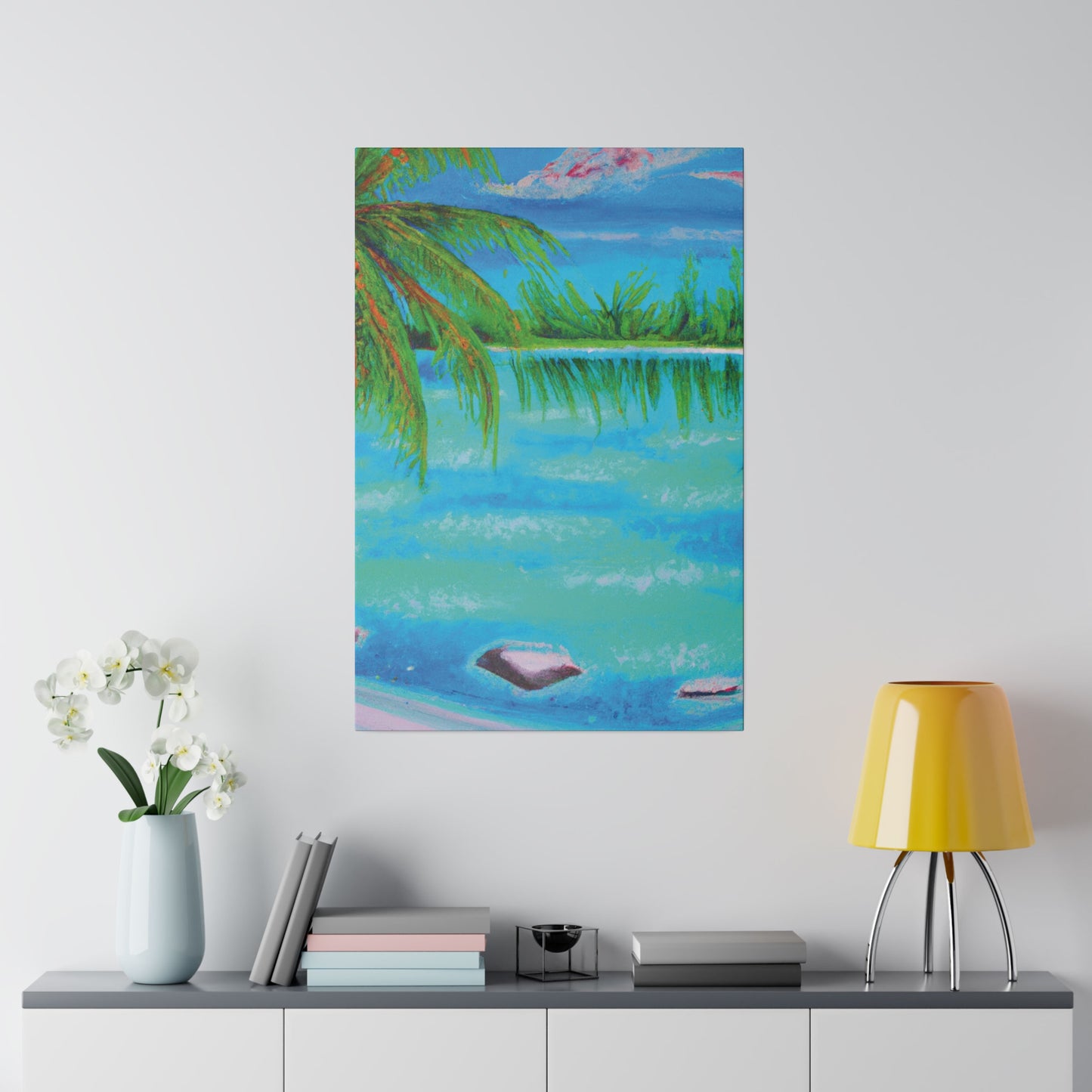 5279Q - Bahamas Ocean Painting Print | Bahamas | Ocean | Beach | Poster | Home Decor | Wall Art | Canvas