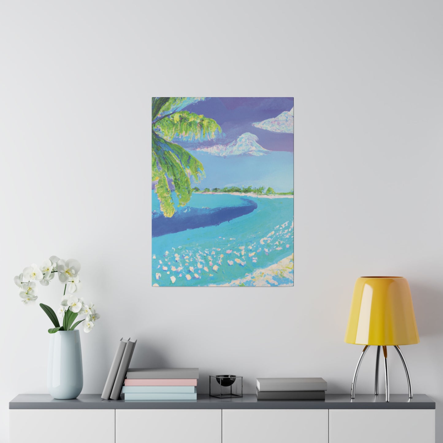 9792F - Bahamas Ocean Painting Print | Bahamas | Ocean | Beach | Poster | Home Decor | Wall Art | Canvas