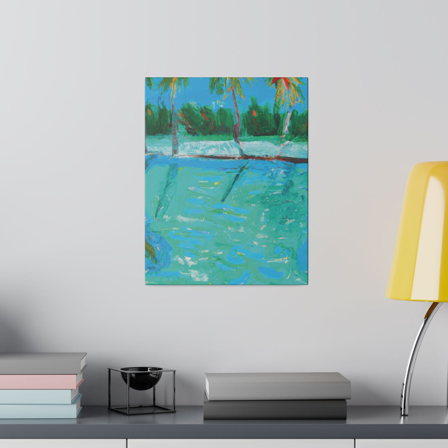 8483P - Bahamas Ocean Painting Print | Bahamas | Ocean | Beach | Poster | Home Decor | Wall Art | Canvas