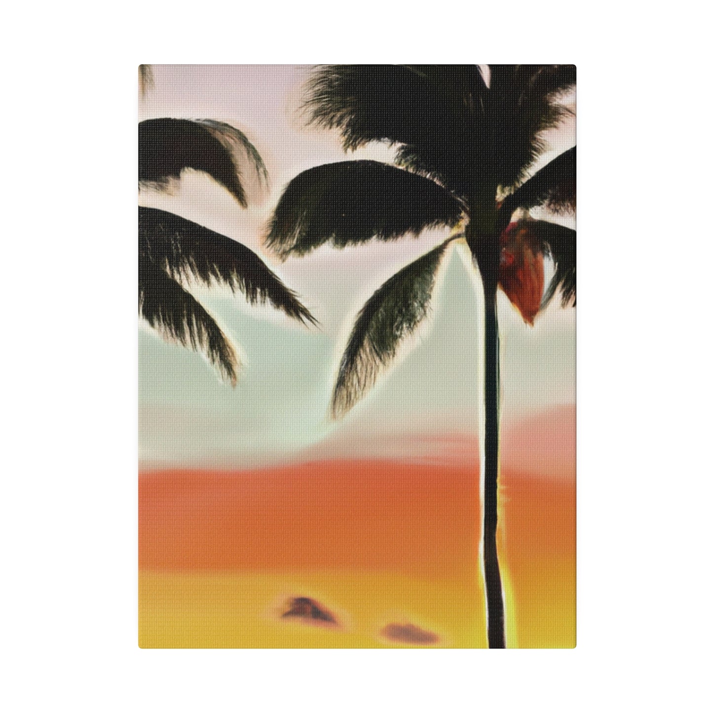 8646K - Miami Beach Sunset Painting Print | Miami | Beach | Sunset | Poster | Home Decor | Wall Art | Canvas