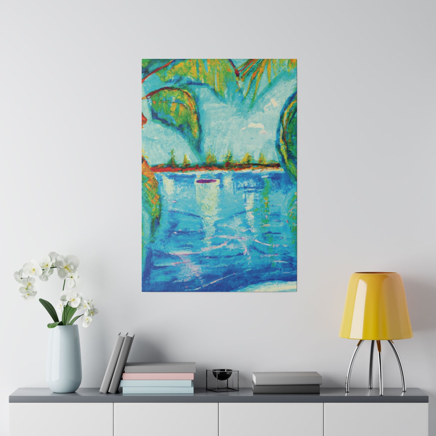 2064E - Bahamas Ocean Painting Print | Bahamas | Ocean | Beach | Poster | Home Decor | Wall Art | Canvas