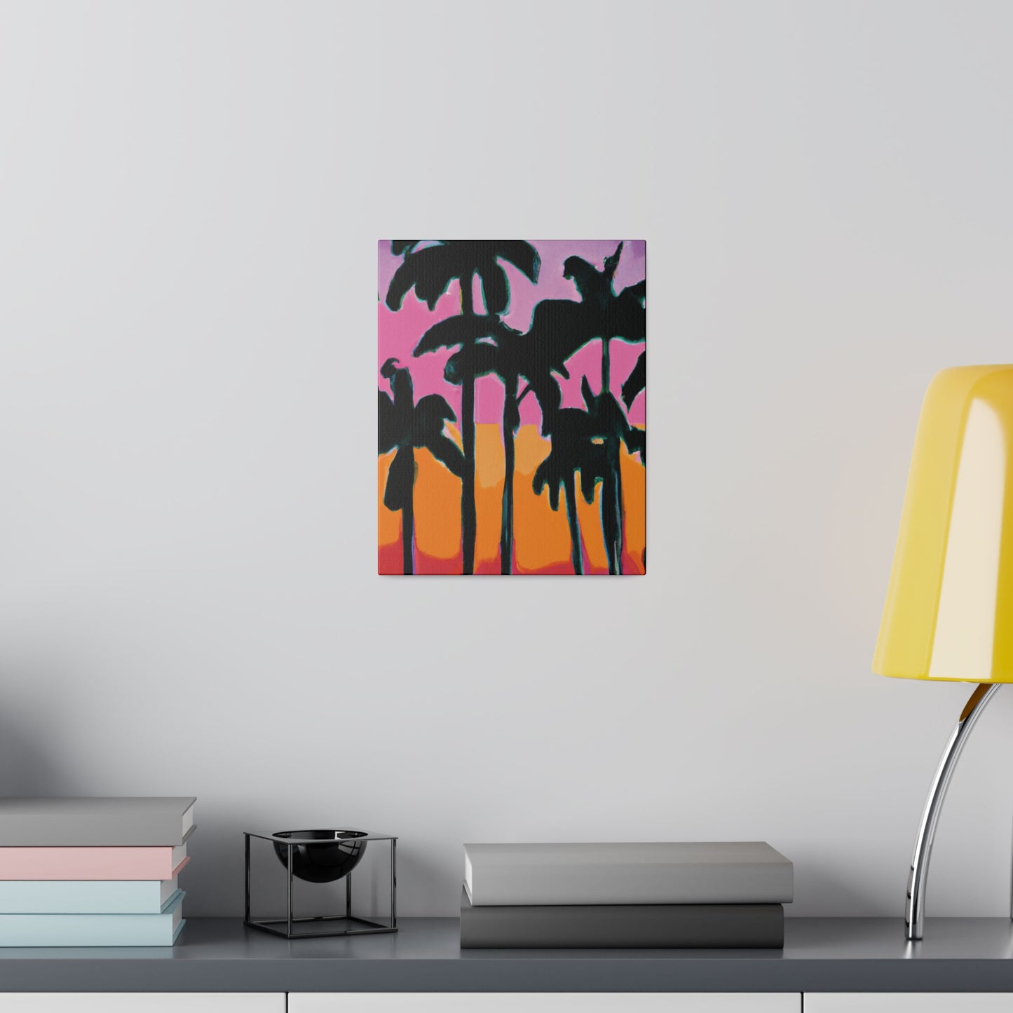 5108P - Miami Beach Sunset Painting Print | Miami | Beach | Sunset | Poster | Home Decor | Wall Art | Canvas