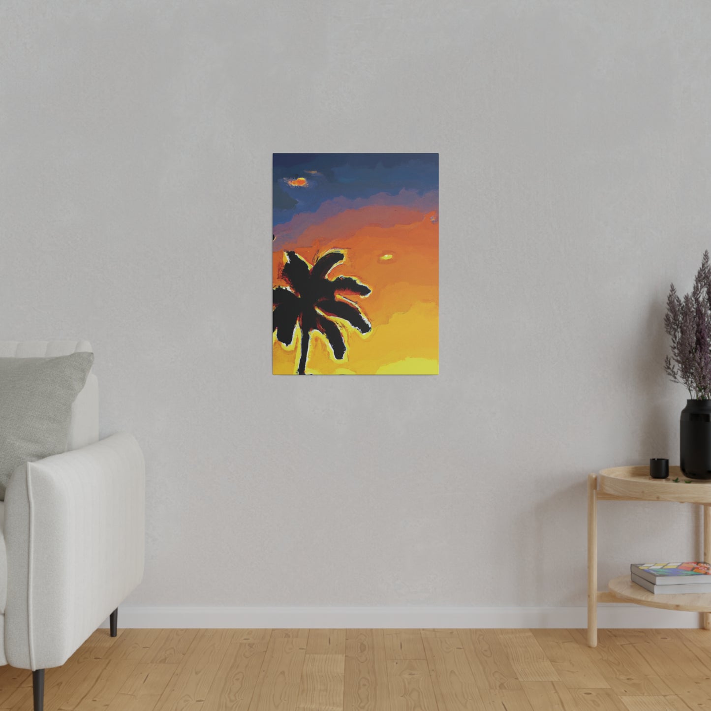 8720W - Miami Beach Sunset Painting Print | Miami | Beach | Sunset | Poster | Home Decor | Wall Art | Canvas
