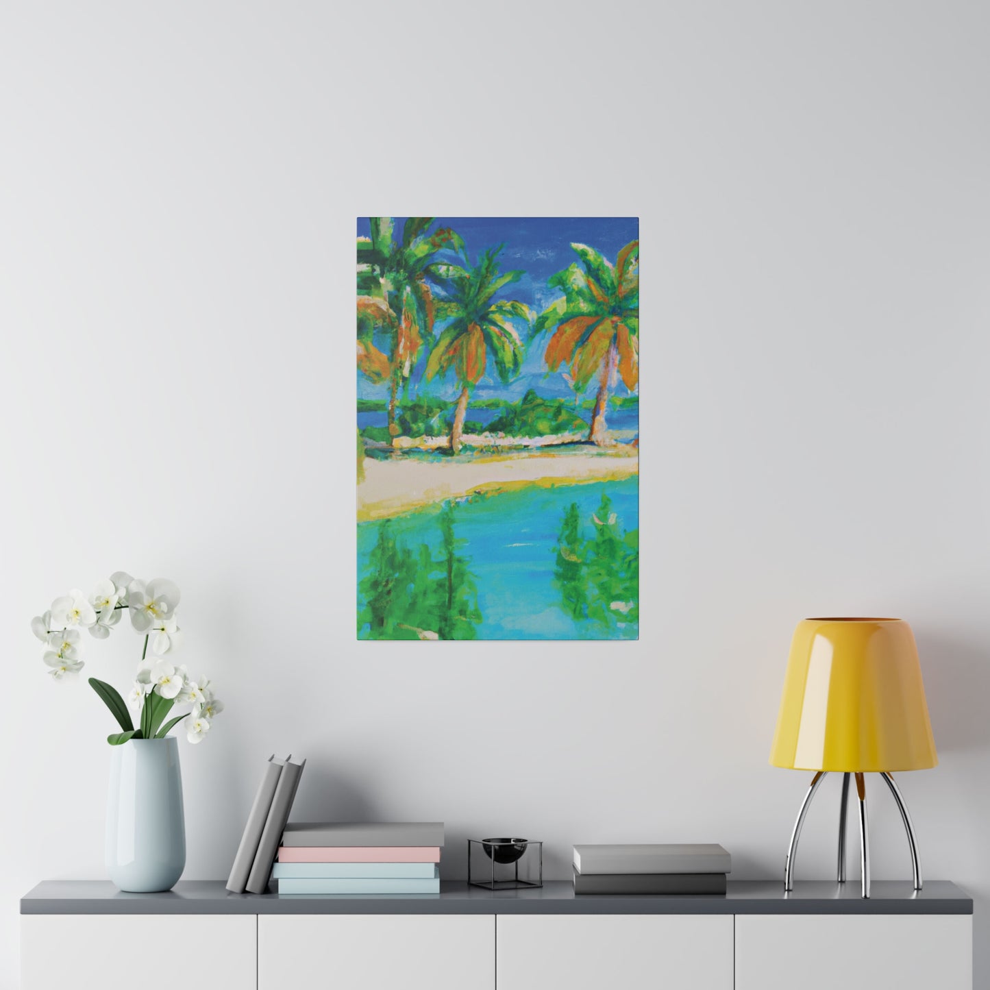 8576A - Bahamas Ocean Painting Print | Bahamas | Ocean | Beach | Poster | Home Decor | Wall Art | Canvas