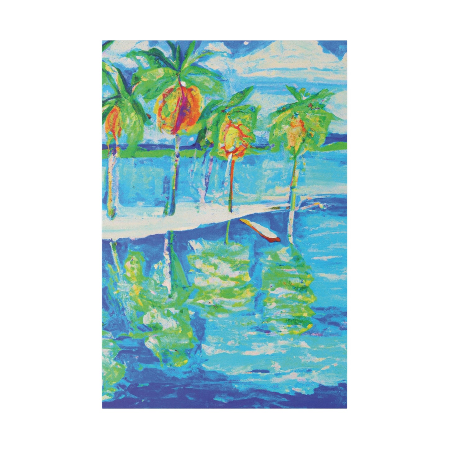 8103Q - Bahamas Ocean Painting Print | Bahamas | Ocean | Beach | Poster | Home Decor | Wall Art | Canvas
