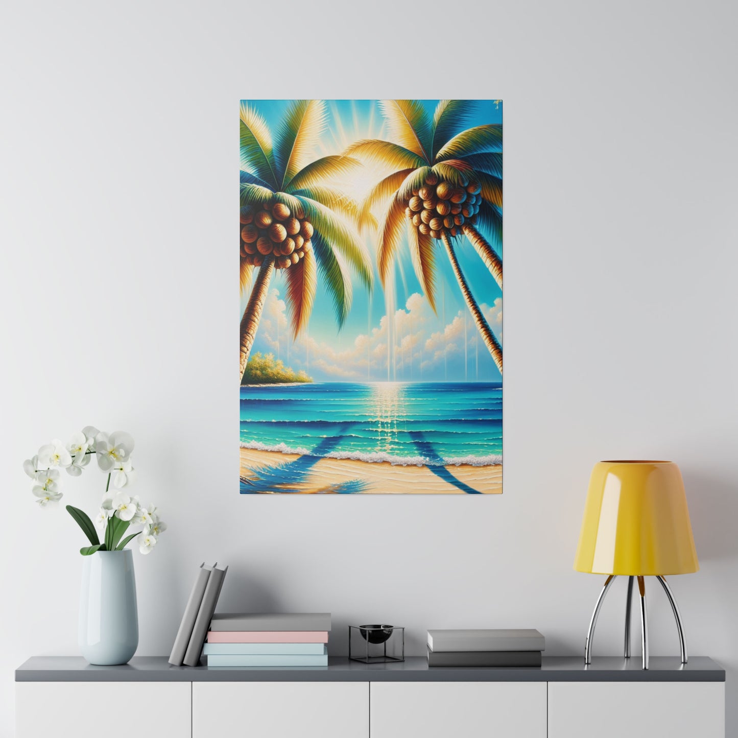 3627F - Bahamas Ocean Painting Print | Bahamas | Ocean | Beach | Poster | Home Decor | Wall Art | Canvas